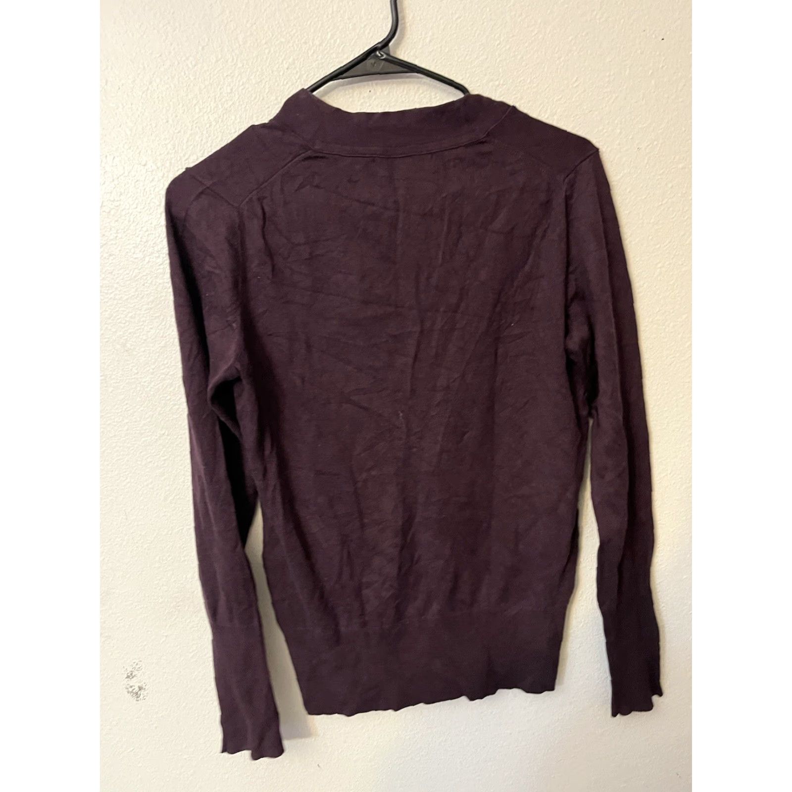 Banana Republic VINTAGE Banana Republic Sweater Womens S Long Sleeve Pullover Cashmere Blend Maroon Classic 90s Size S / US 4 / IT 40 - 3 Thumbnail