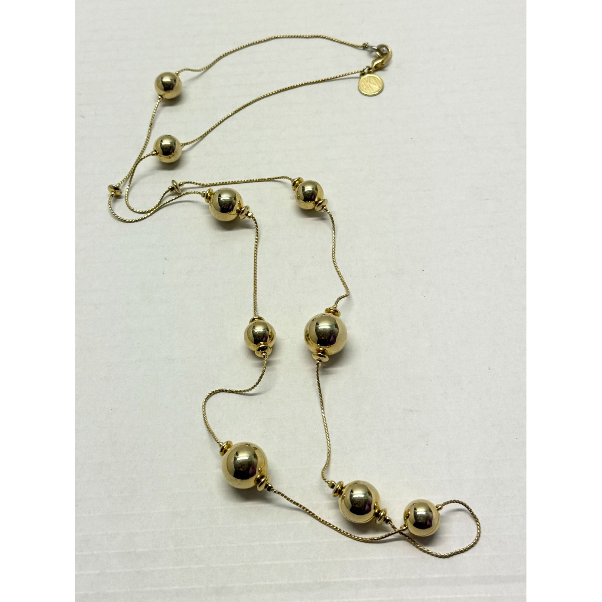 Anne Klein Anne Klein gold ball bead necklace Size ONE SIZE - 1 Thumbnail