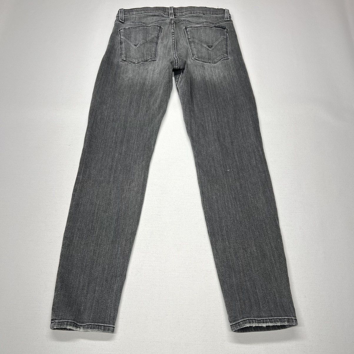 Hudson Hudson Jeans Grey Nico Mid Rise Super Skinny Denim Washed Size 28" / US 6 / IT 42 - 12 Thumbnail