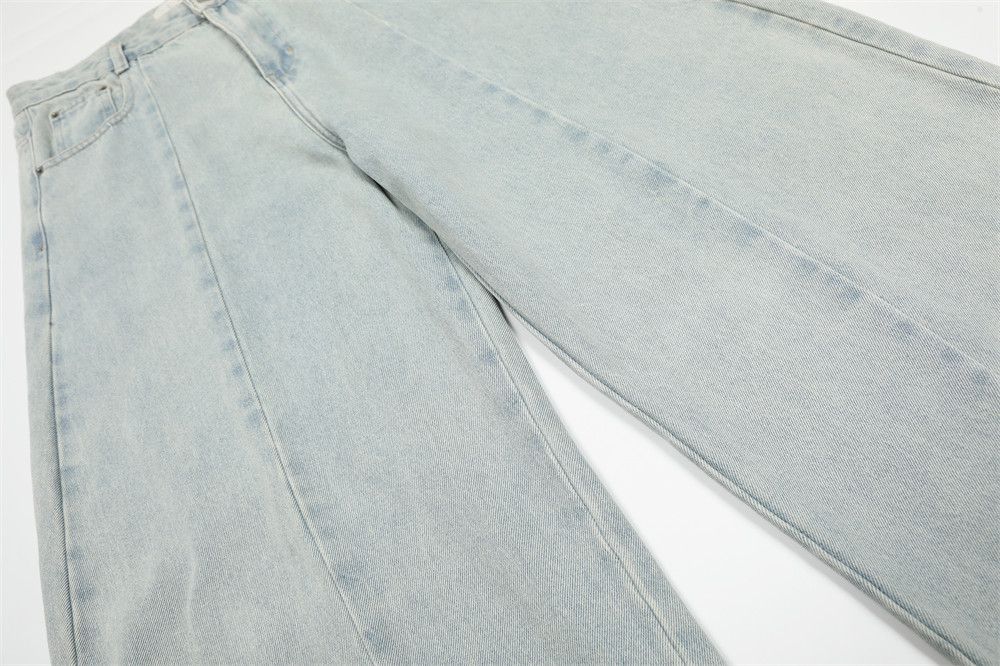 Japanese Brand × Jean Heavy washed men's punk trend distressed scimitar jeans Size US 32 / EU 48 - 6 Thumbnail