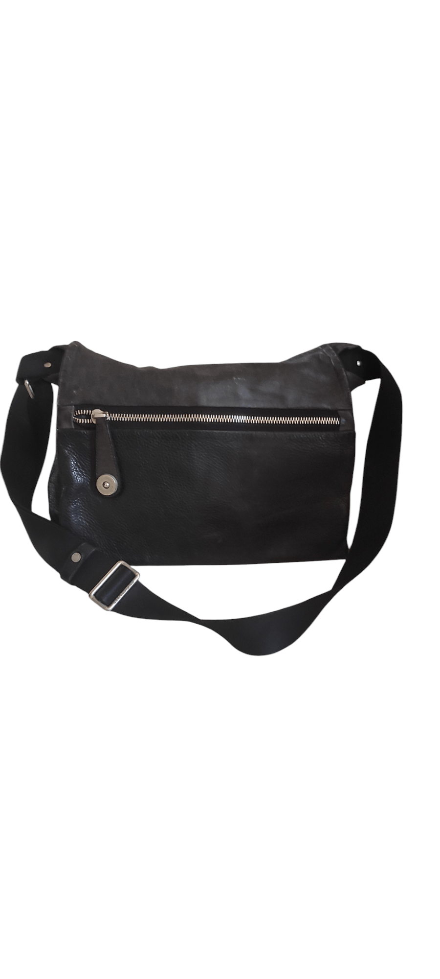 Leather × Mandarina Duck Vintage Mandarina Duck Leather Crossbody Bag Silver Hardware Size ONE SIZE - 1 Thumbnail