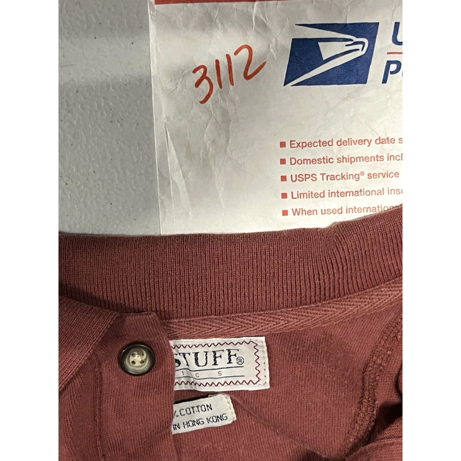 Vintage VINTAGE Pure Stuff Polo Shirt Red XL Men Short Sleeve See pics Size US XL / EU 56 / 4 - 8 Thumbnail