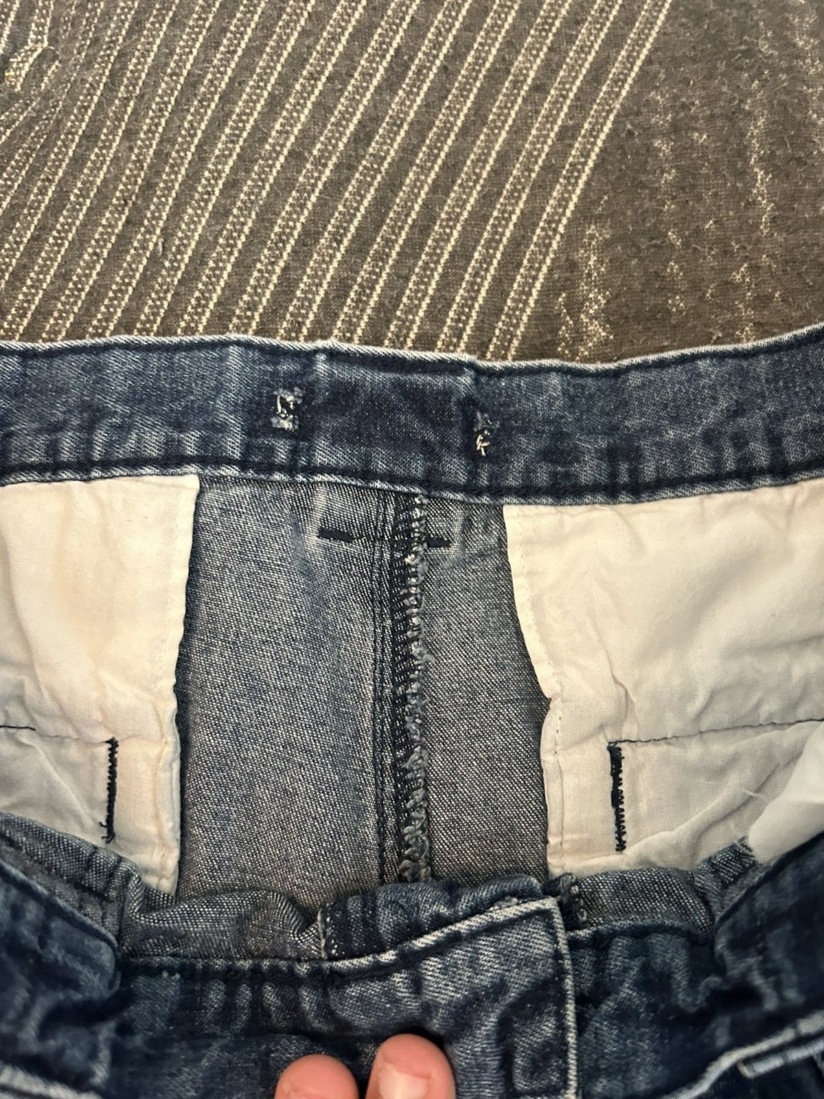 Other Vintage navy blue cargo shorts Size US 34 / EU 50 - 4 Thumbnail