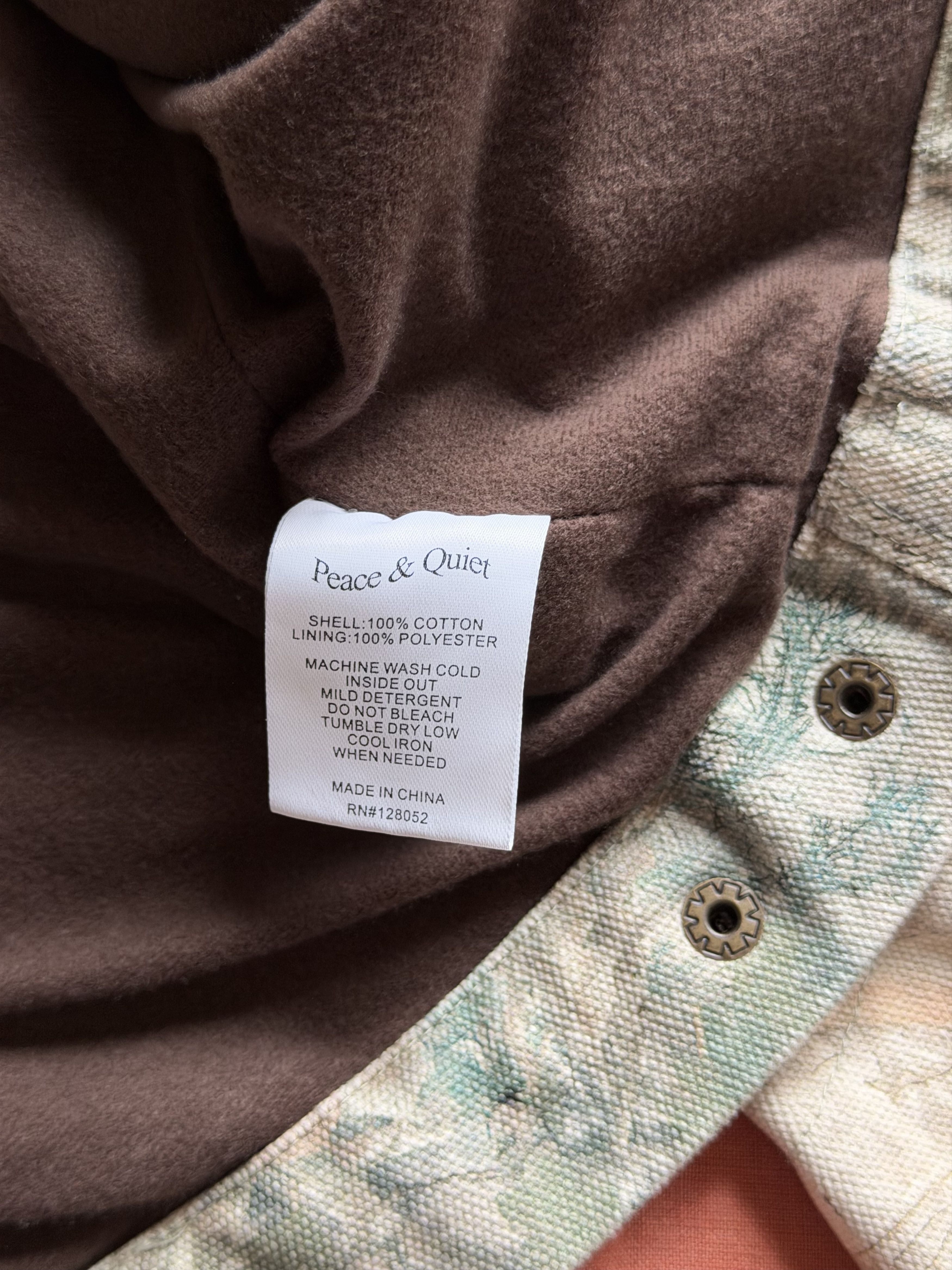 Museum of Peace and Quiet Museum of Peace and Quiet Utility Canvas Work Jacket in Camo Size US M / EU 48-50 / 2 - 10 Thumbnail