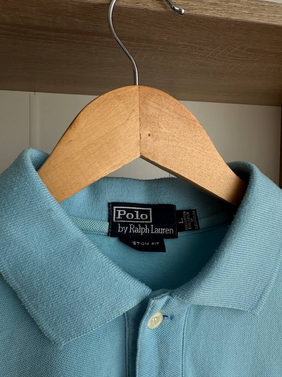 Polo Ralph Lauren × Vintage Vintage Polo Ralph Lauren Blue Big Logo PRL T-Shirt Size US L / EU 52-54 / 3 - 7 Thumbnail