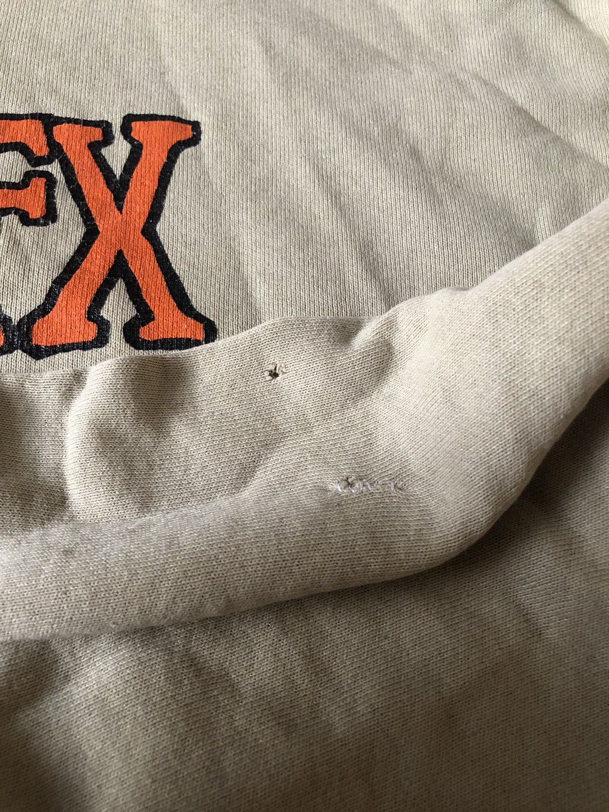 Band Tees × Vintage RARE VINTAGE NOFX 1994 PUNK BAND DISTRESSED HOODIE Size US L / EU 52-54 / 3 - 16 Thumbnail