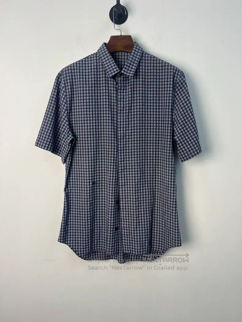 Dior Dior Size 39 Plaid little bee embroidered short-sleeved pla Size US XXS / EU 40 - 1 Thumbnail