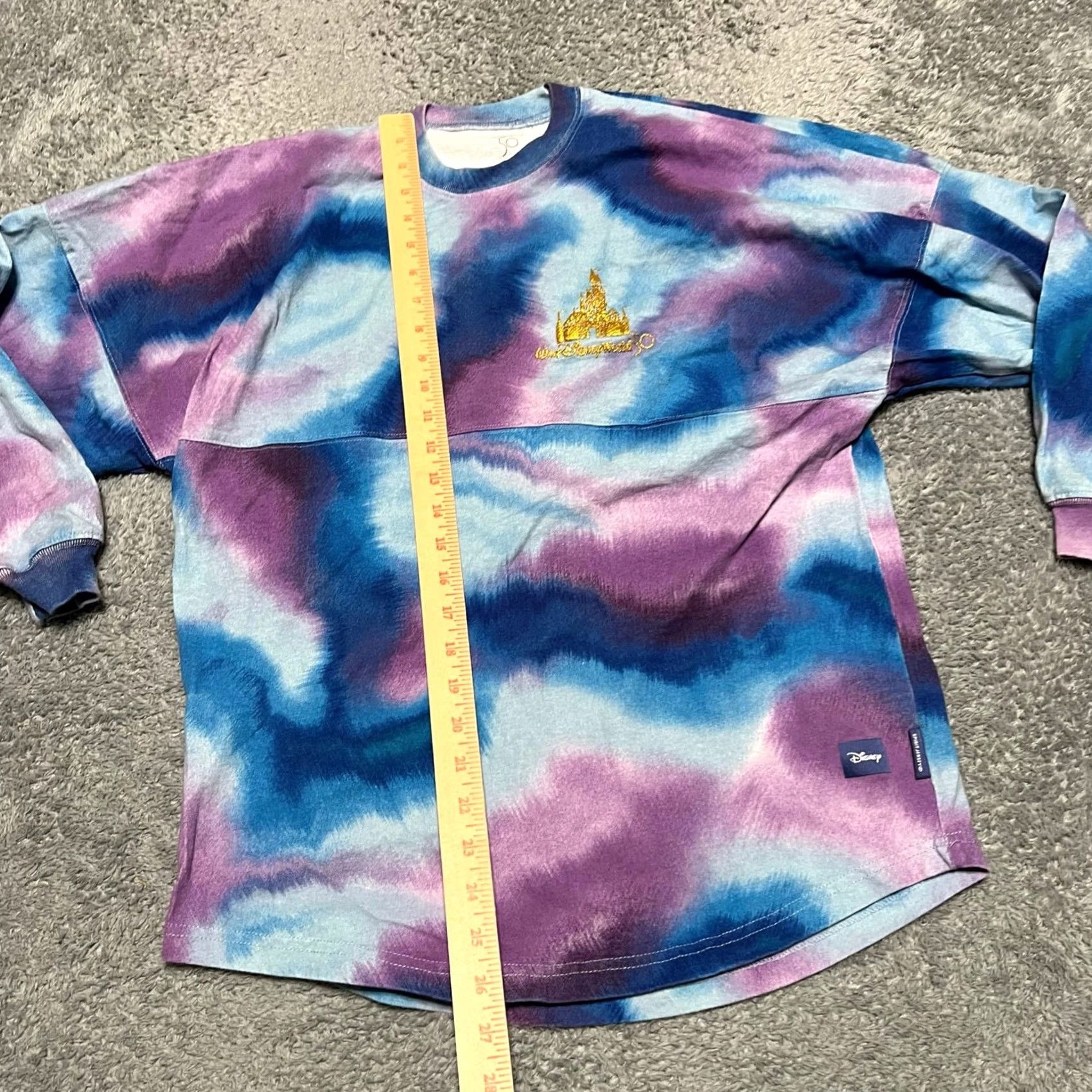 Disney Walt Disney Shirt Womens XS World 50th Anniv. Grand Finale Tie Dye Spirit Jersey Size XS / US 0-2 / IT 36-38 - 4 Thumbnail