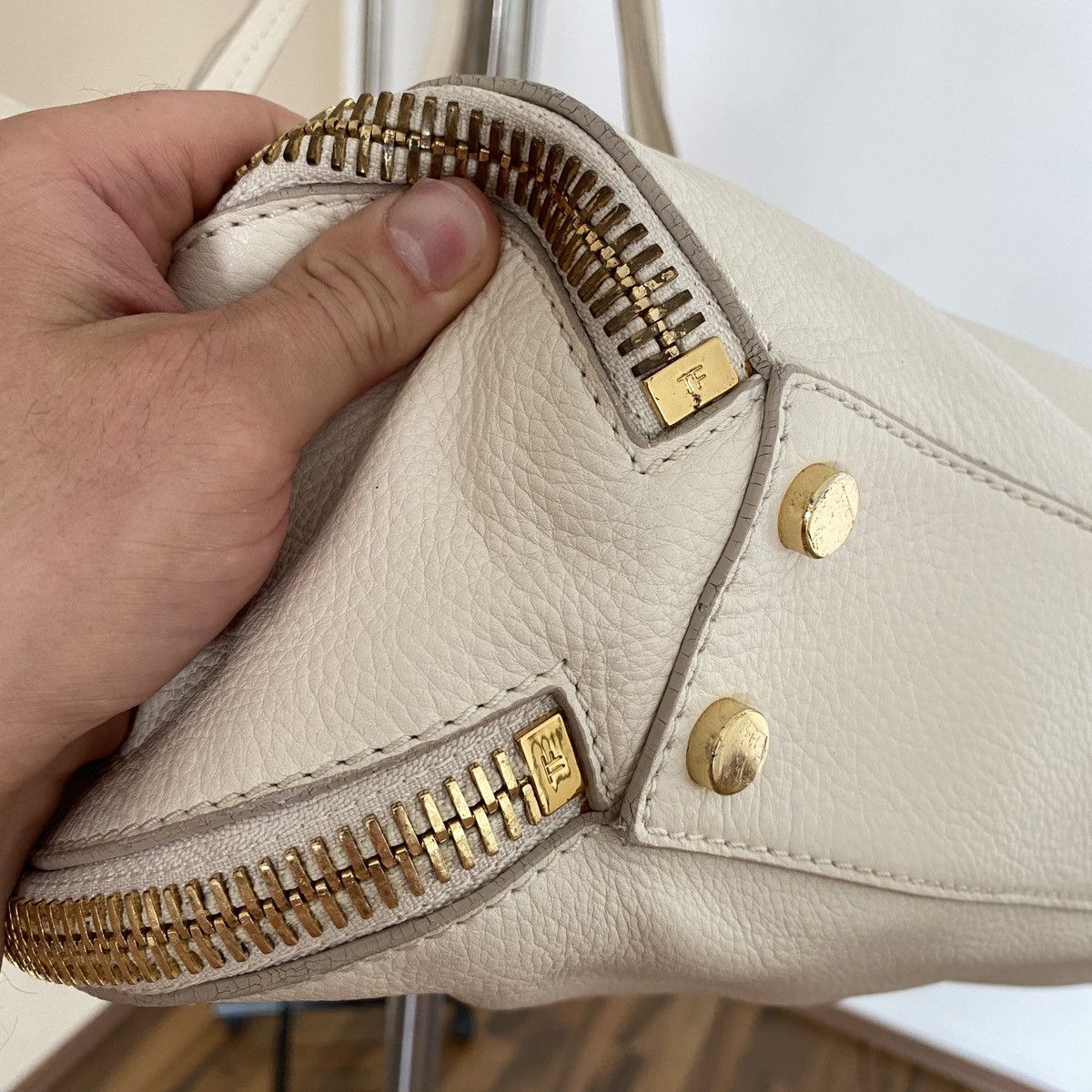 Tom Ford Zip Leather Bag Tom Ford Size ONE SIZE - 15 Thumbnail