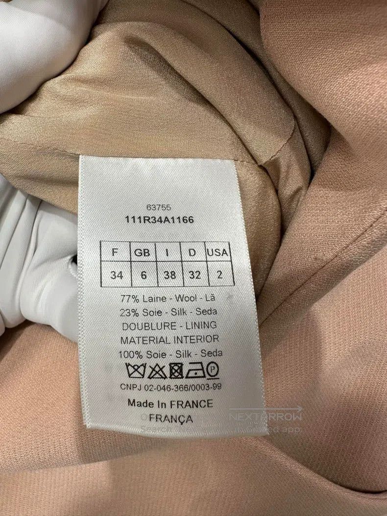 Dior Dior Nude pink silk dress Size XXS / US 00 / IT 34 - 4 Thumbnail