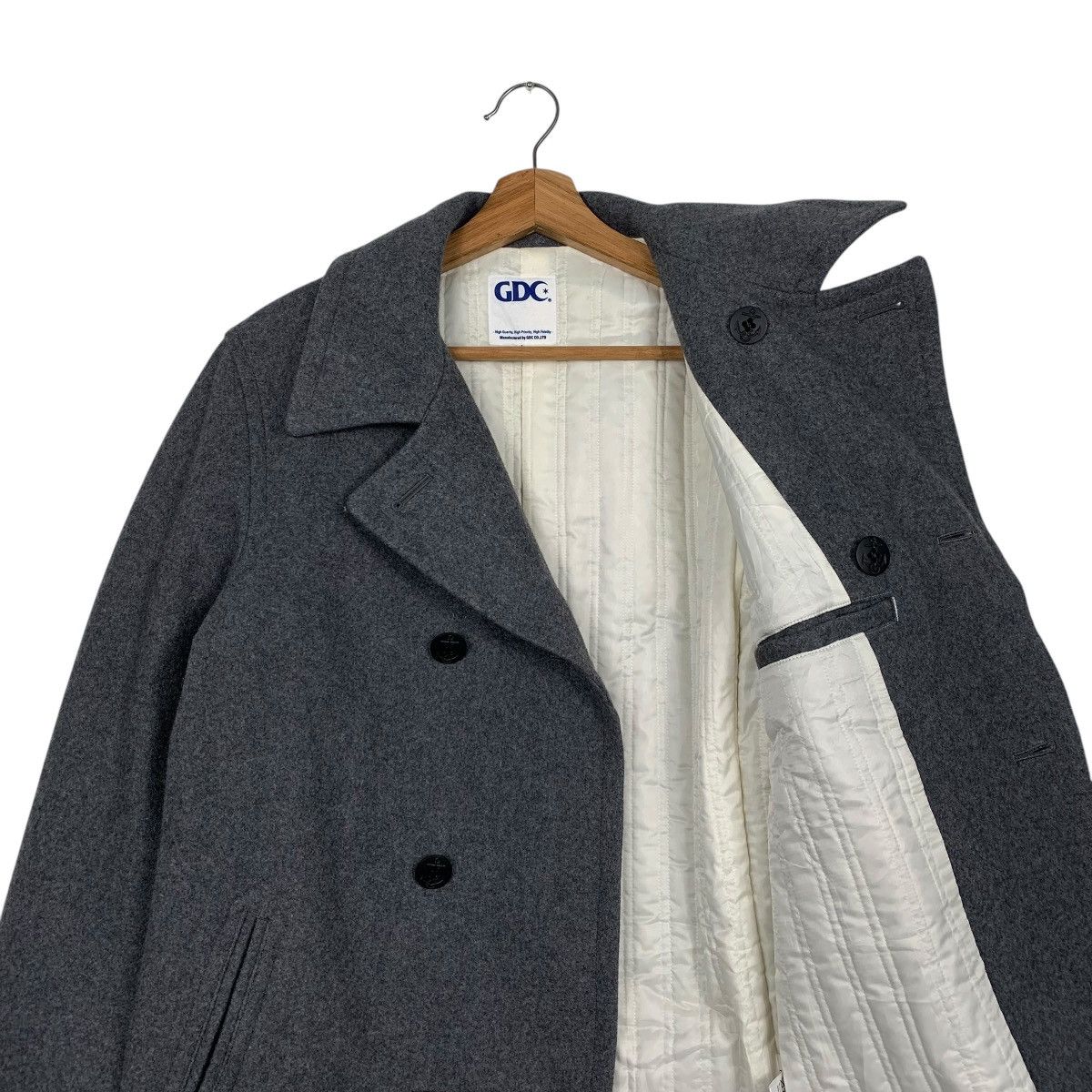 Japanese Brand Japanese Brand GDC DOuble Breasted Wool Coat Size US L / EU 52-54 / 3 - 10 Thumbnail