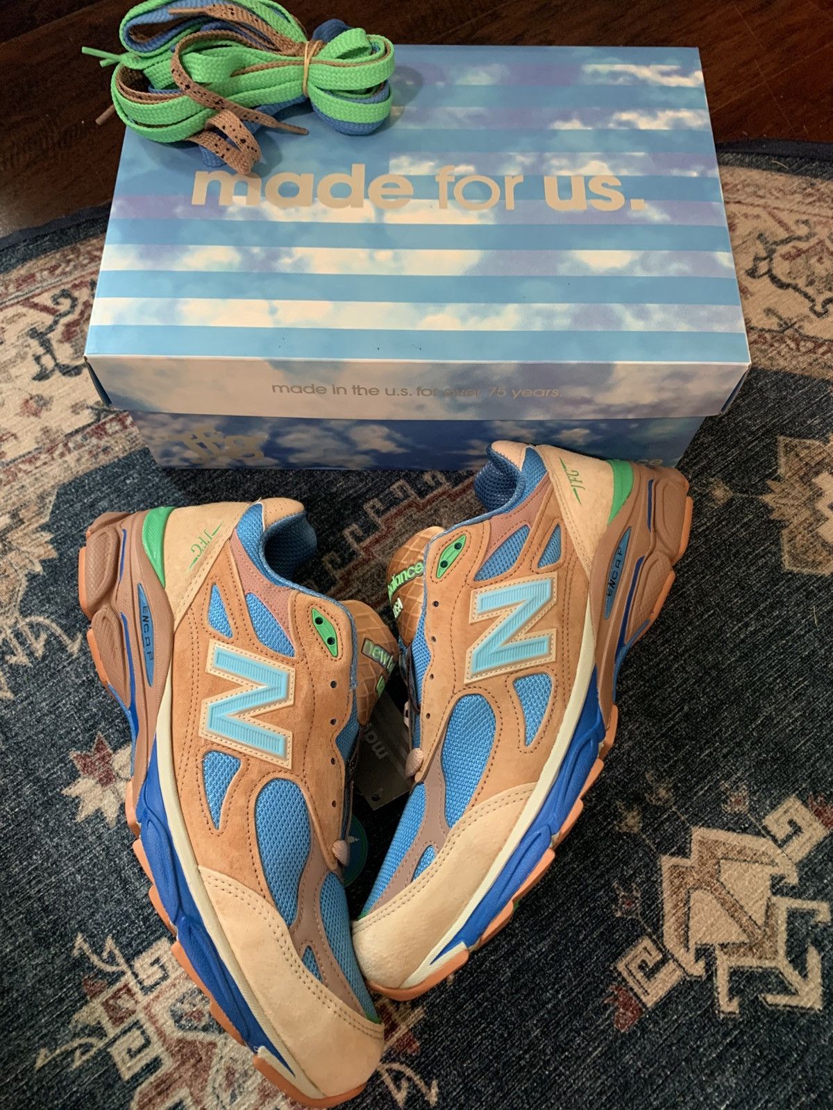 Joe Freshgoods × New Balance 2021 New Balance 990V3 JoeFreshGoods Outside Clothes Size US 11.5 / EU 44-45 - 5 Thumbnail