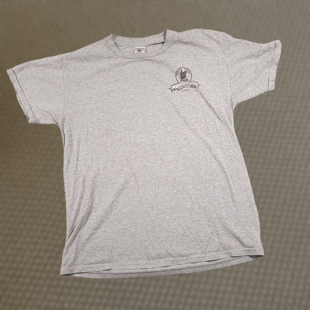 Delta VINTAGE Cheers Bull & Finch Pub Shirt Mens Medium Gray Boston Delta TV Bar T-Shirt Size US M / EU 48-50 / 2 - 1 Thumbnail