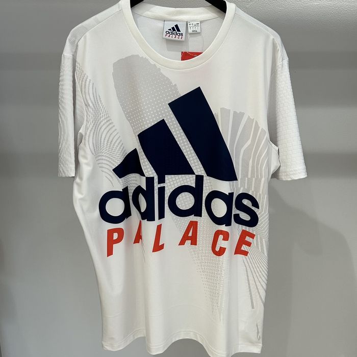 Adidas Palace x Adidas On Court Interview Tee White Grailed