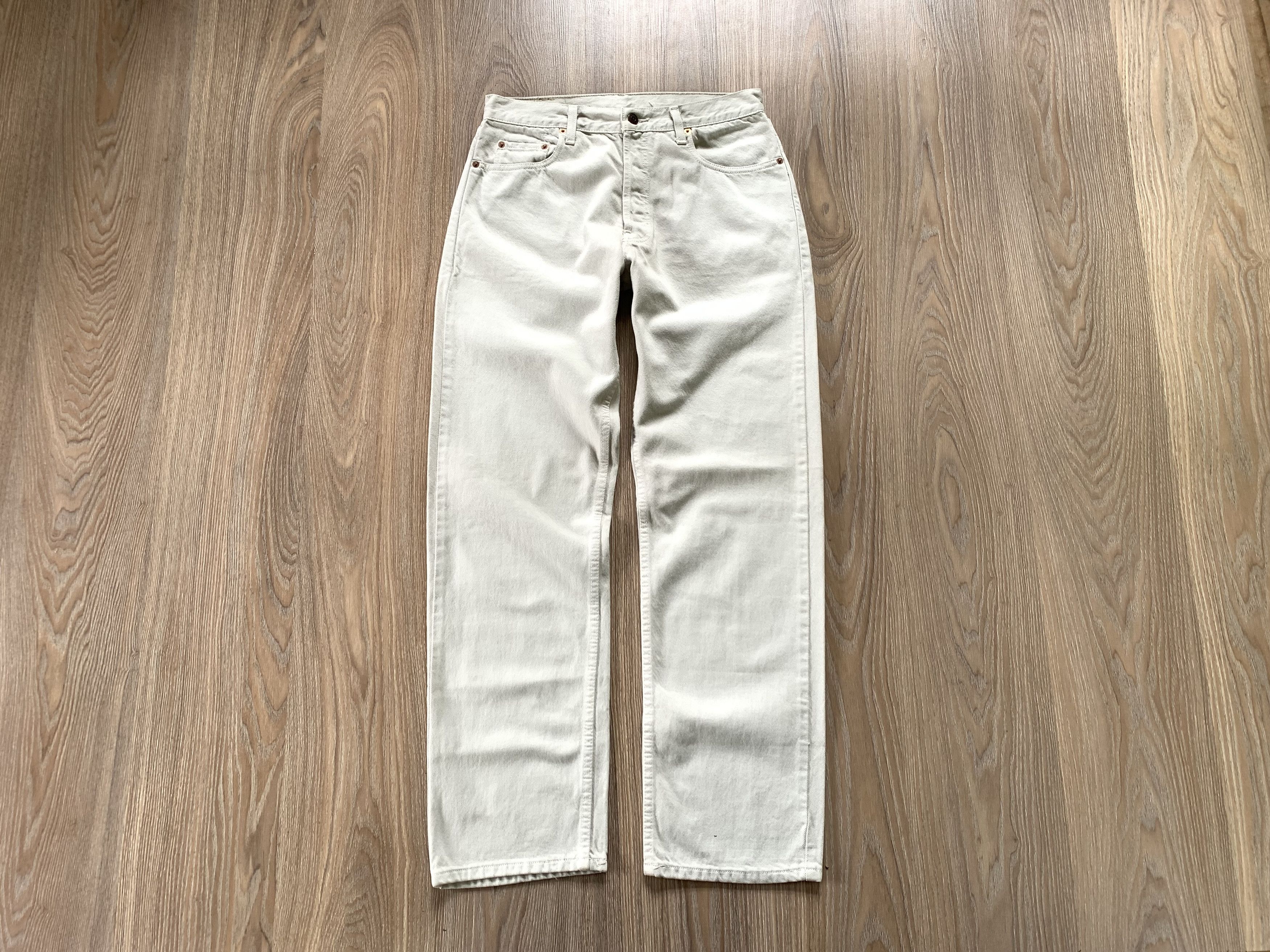 Levi's × Vintage Levis 618 Vintage Beige Jeans Size US 32 / EU 48 - 2 Thumbnail
