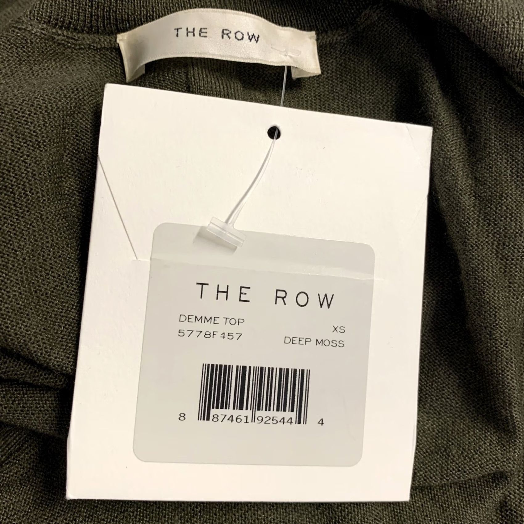 The Row THE ROW Olive Cashmere / Silk Knitted Turtleneck Sweater S Women Size S / US 4 / IT 40 - 4 Thumbnail
