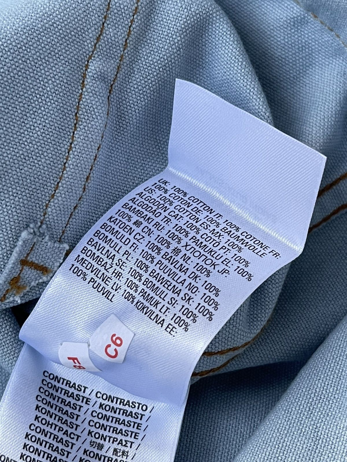 Diesel !DS! SS23 Diesel J-Chart Treated Canvas Indigo Denim Jacket Size US M / EU 48-50 / 2 - 22 Thumbnail