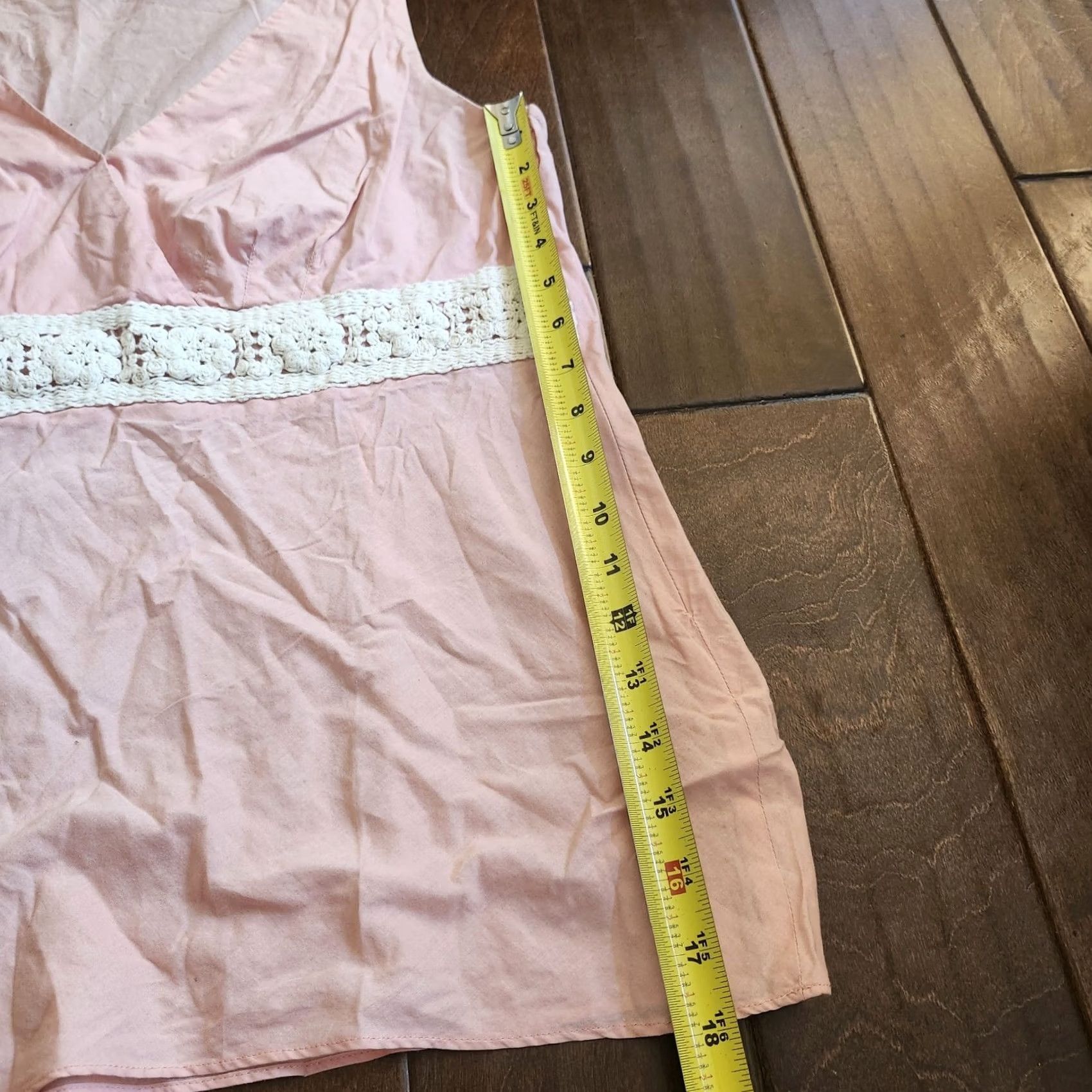 Nine West Nine West & Co Women's Blouse Top Sleeveless Pink 16 Regular Cotton Solid Casual Party/Cocktail Travel Mens Women? Size XXL / US 16-18 / IT 52-54 - 5 Thumbnail