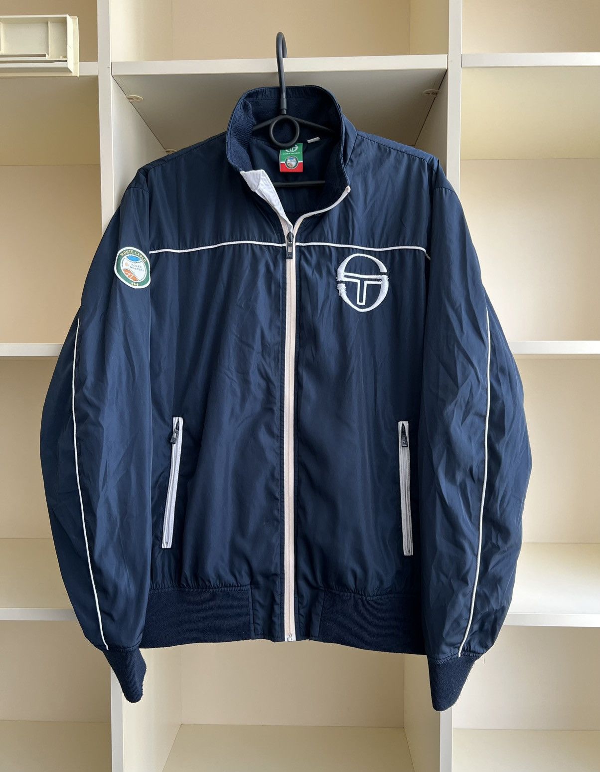 Sergio Tacchini Vintage Sergio Tacchini Jacket Bomber Size US M / EU 48-50 / 2 - 1 Thumbnail