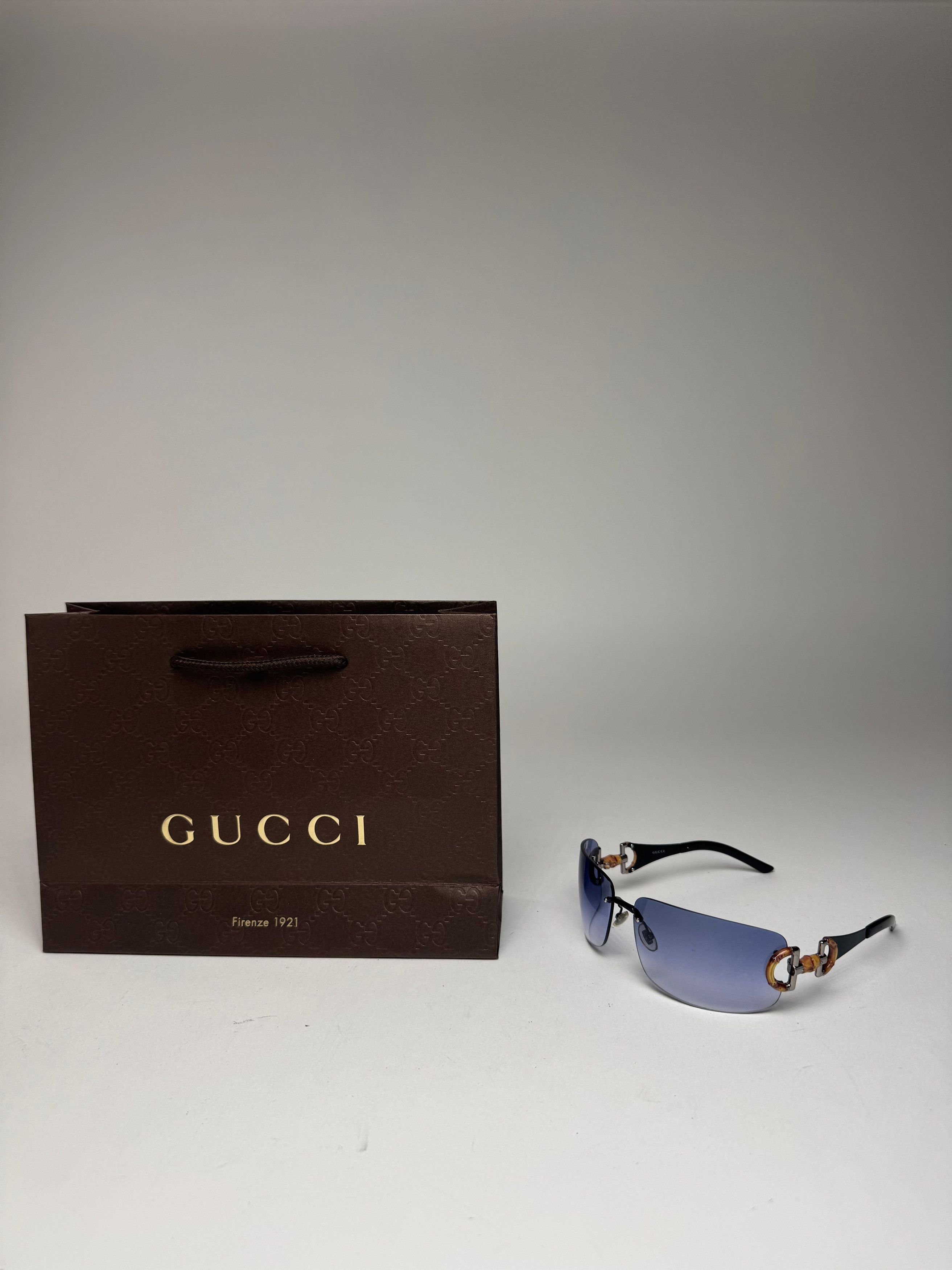 Gucci Vintage Bamboo Sunglasses Size ONE SIZE - 1 Thumbnail