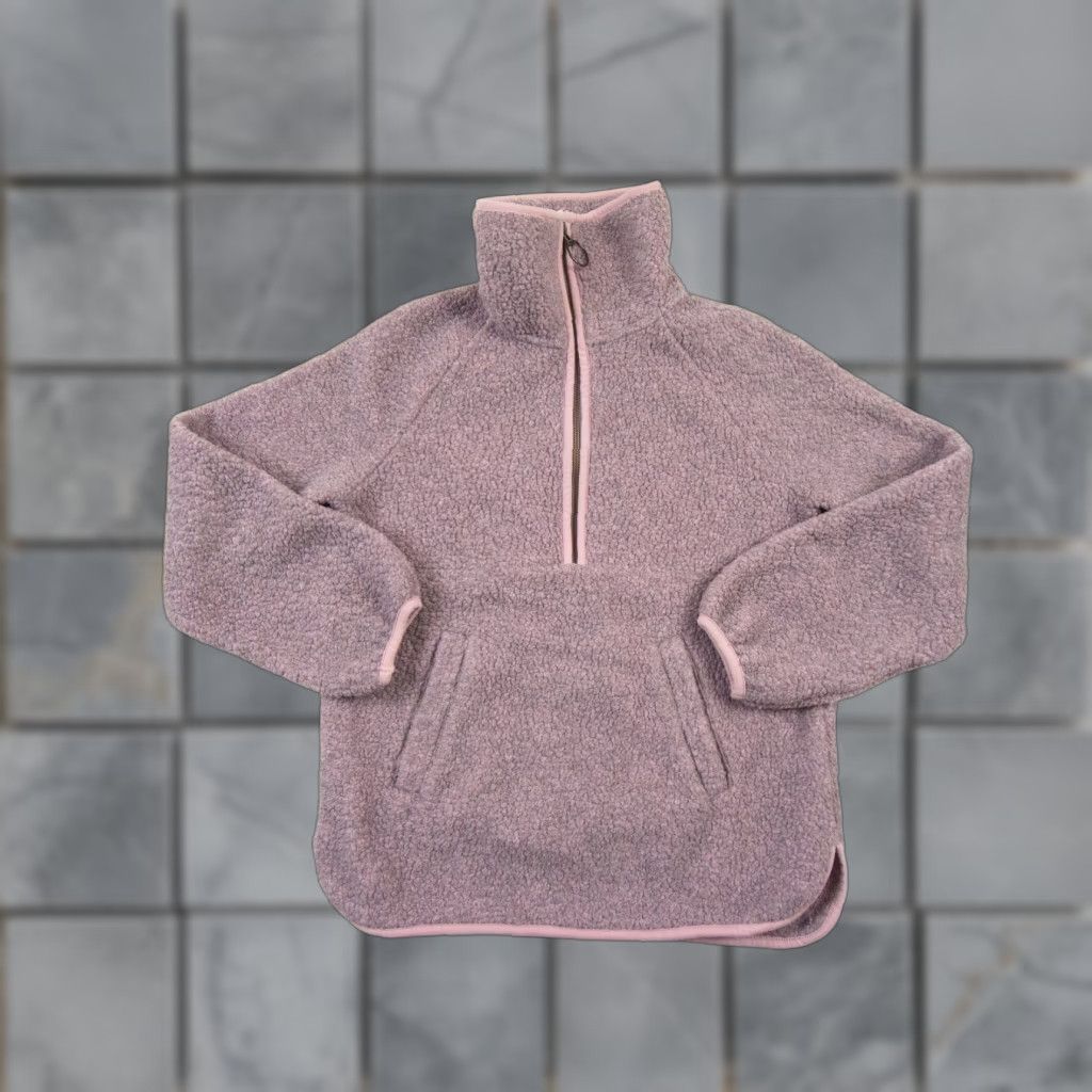 Madewell Madewell Womens XS Purple Fleece Zip Half Pullover Sweater Outdoors Nature Brand Ladies 1/2 Size XS / US 0-2 / IT 36-38 - 1 Thumbnail