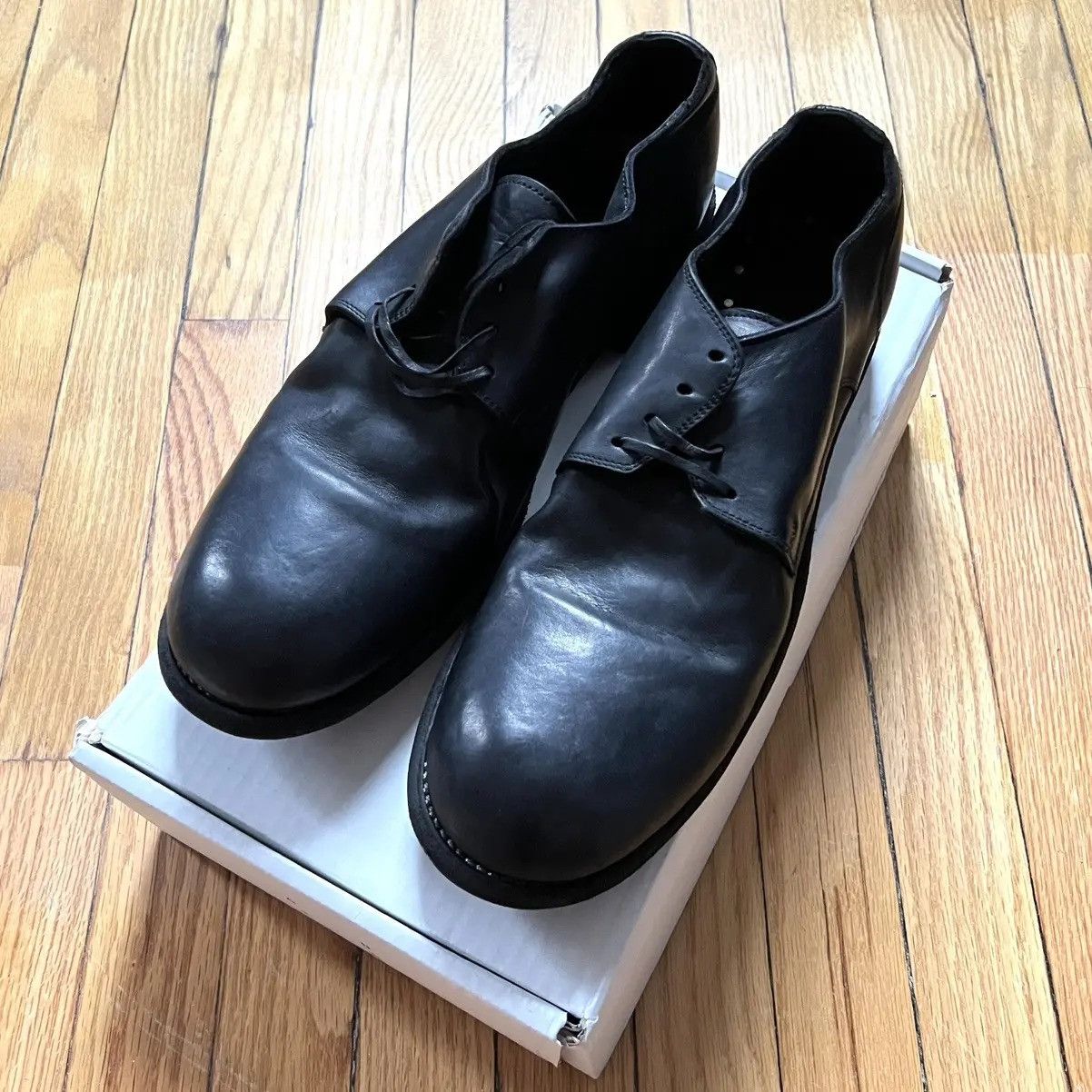 Guidi 992x Black Horse Full Grain Leather Derby