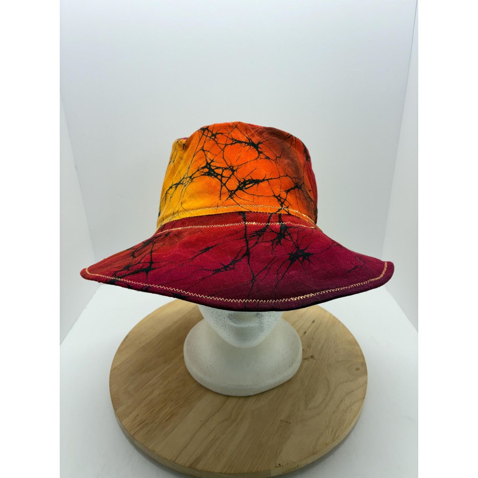 Other Waxed Cotton Bucket Hat Large | Water Resistant Patchwork Size ONE SIZE - 1 Thumbnail