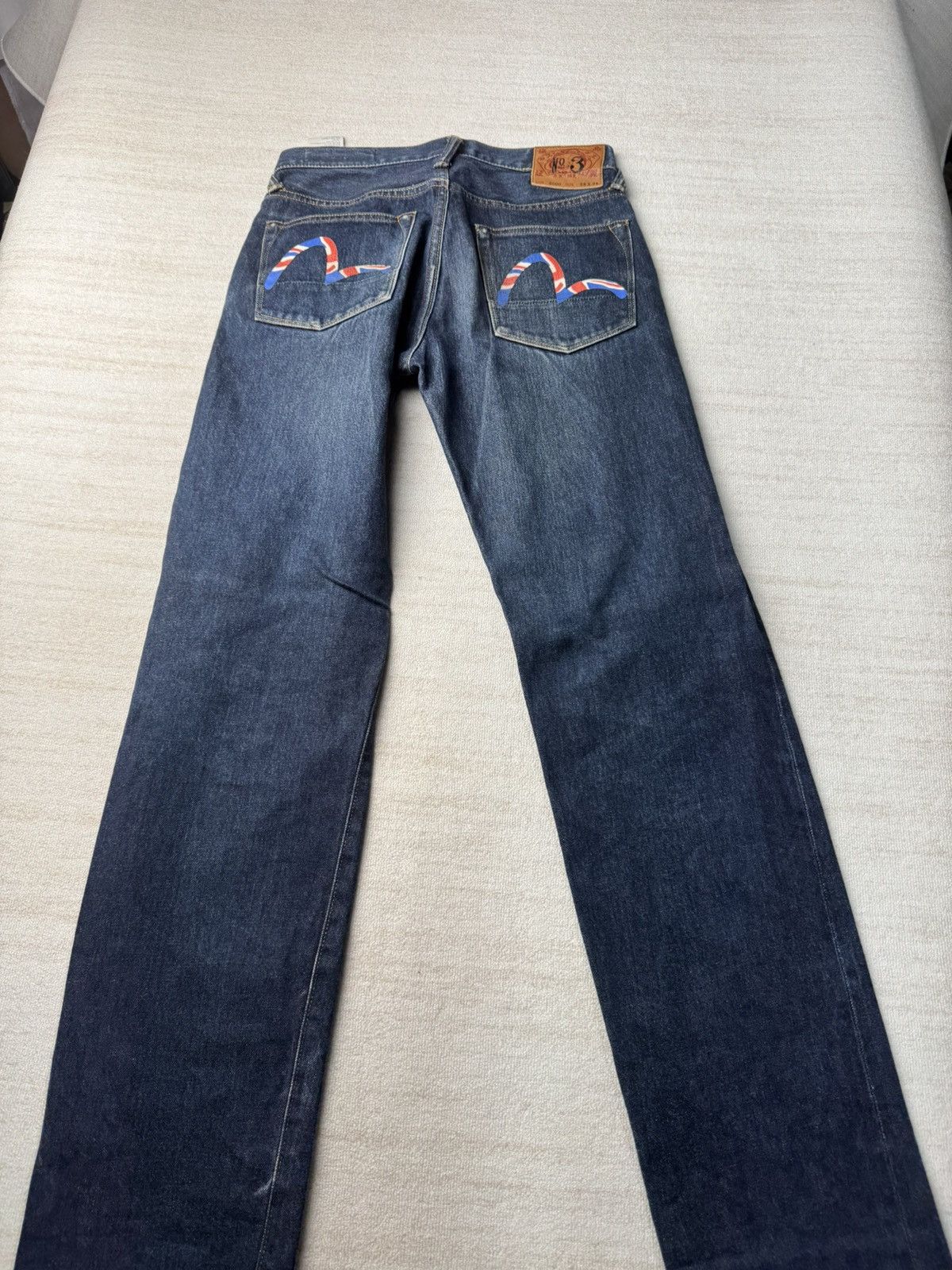 Evisu UK🇬🇧 logo denim 28x34 Size US 28 / EU 44 - 2 Thumbnail