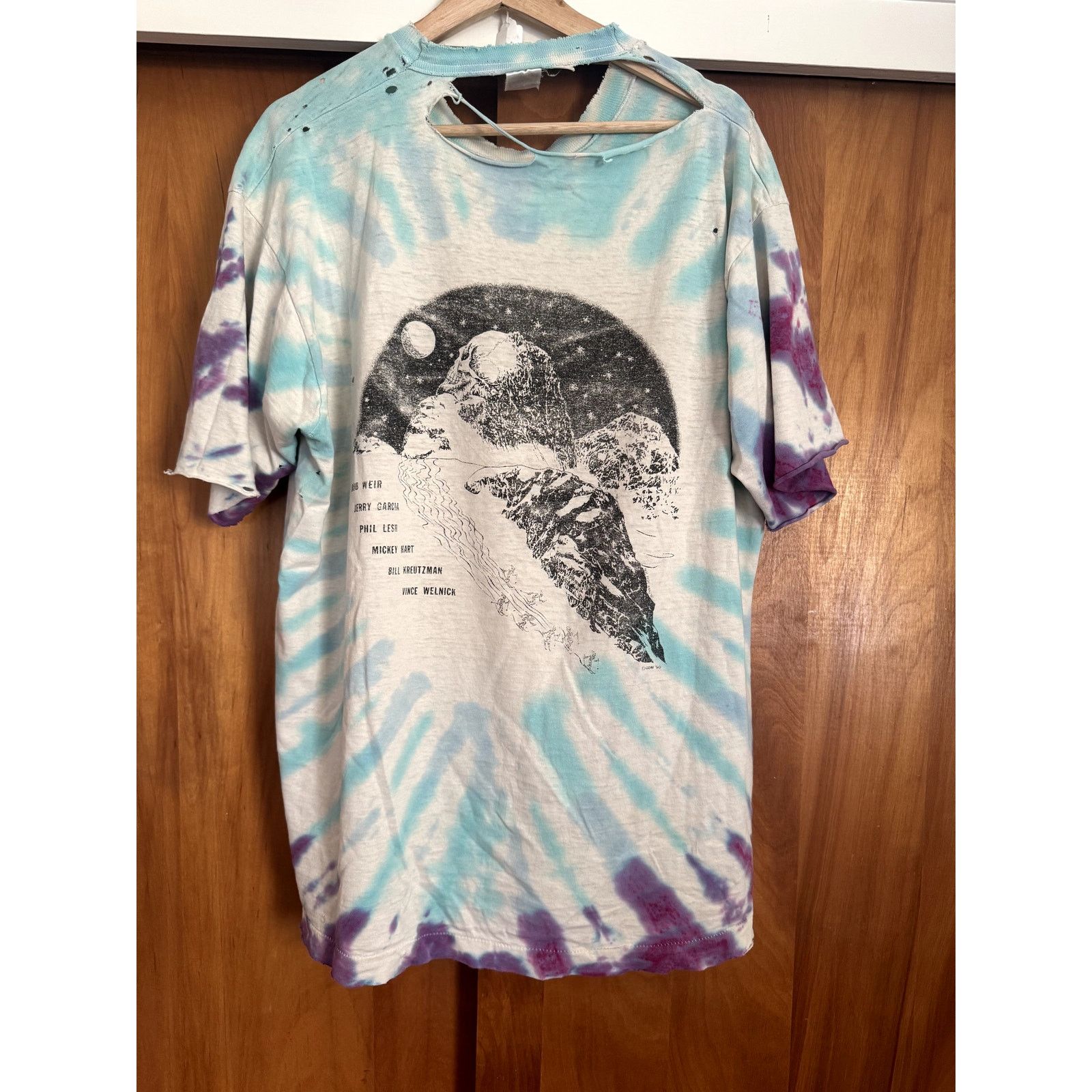 Fruit Of The Loom Vintage Grateful Dead Ski Powderman Skiing Skeleton Shirt XL Size US XL / EU 56 / 4 - 8 Thumbnail
