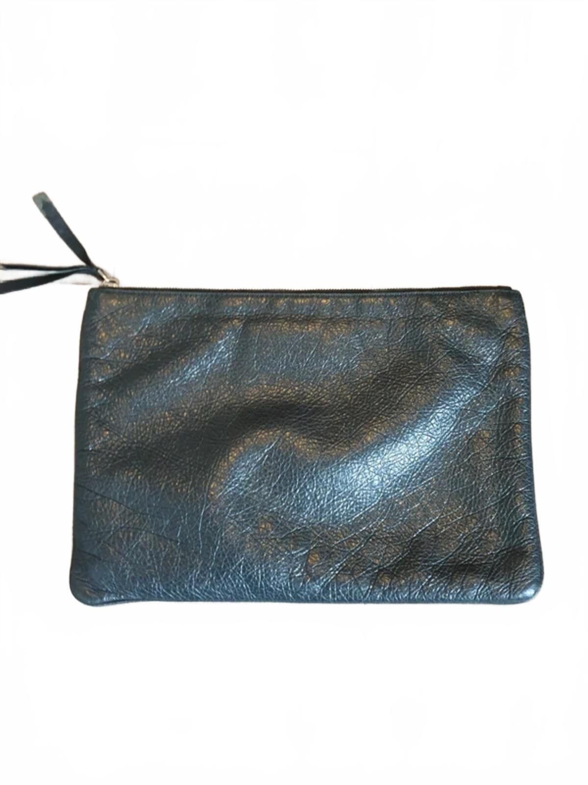 Balenciaga Balenciaga - SS18 Pouch Leather Black Size ONE SIZE - 2 Thumbnail