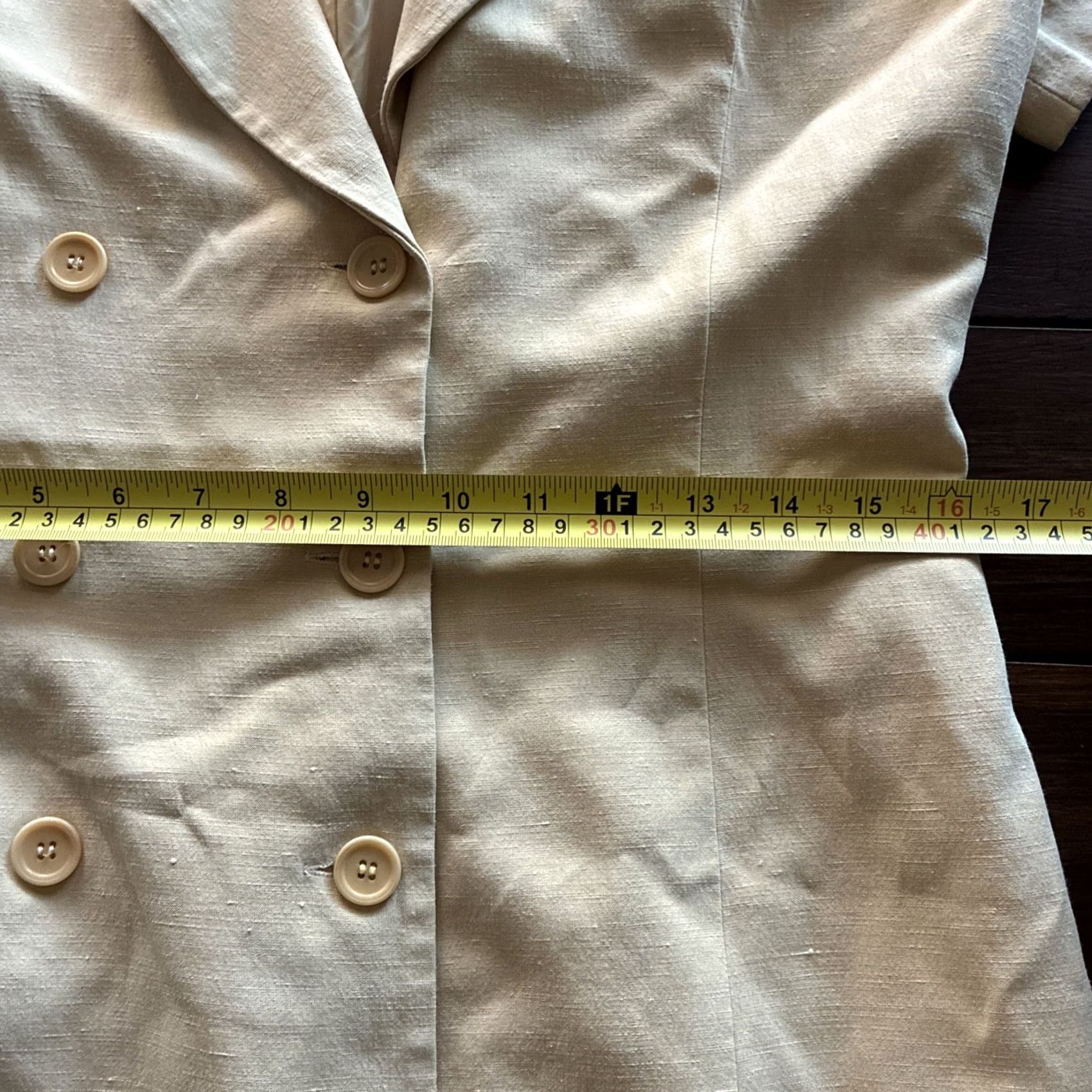 Jones New York Jones New York Shift Wrap Dress - Neutral Tan Size M / US 6-8 / IT 42-44 - 6 Thumbnail