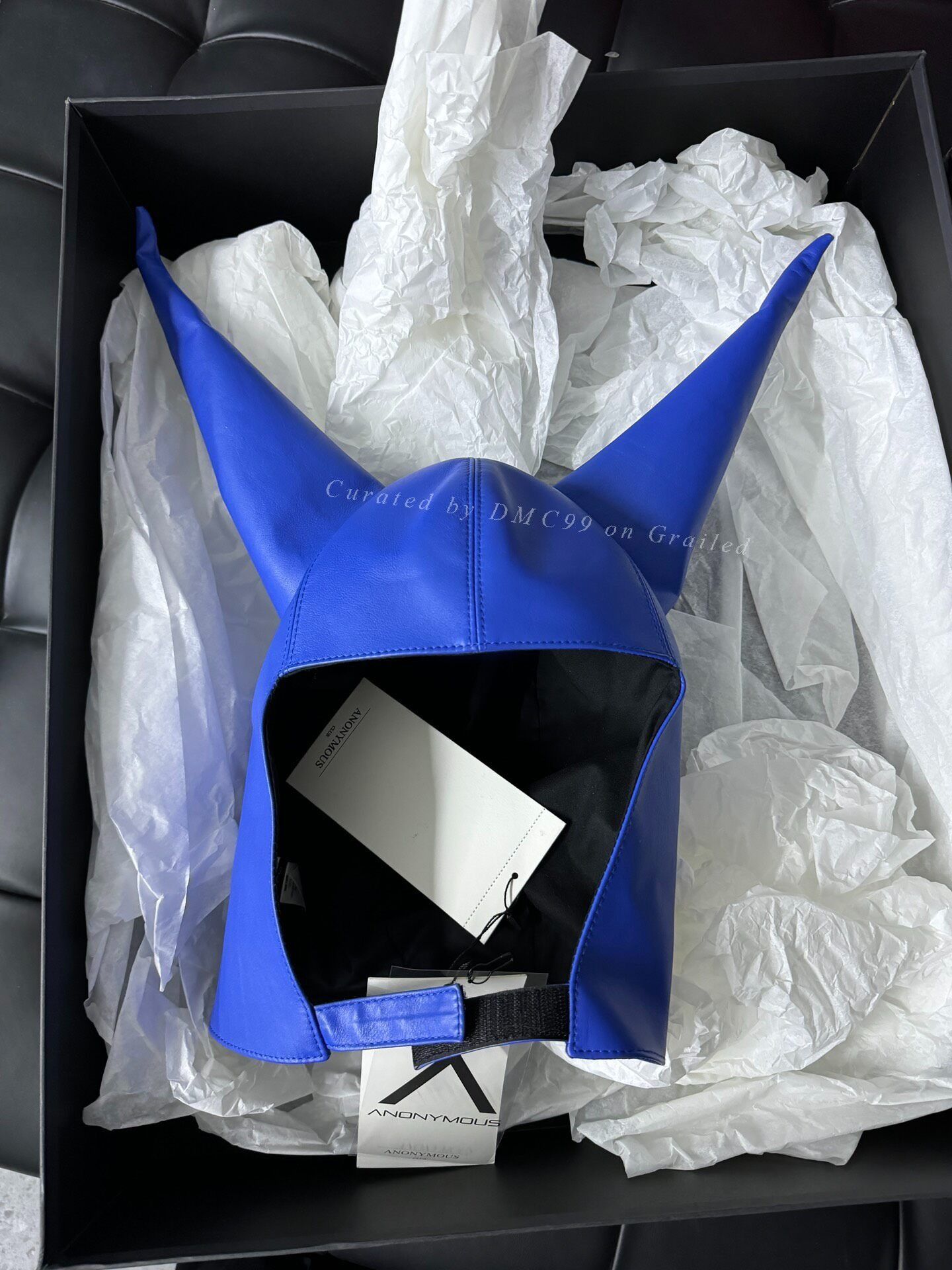 Anonymous Club × Hood By Air SHAYNE OLIVER GROUP LEATHER DUNCE CAP