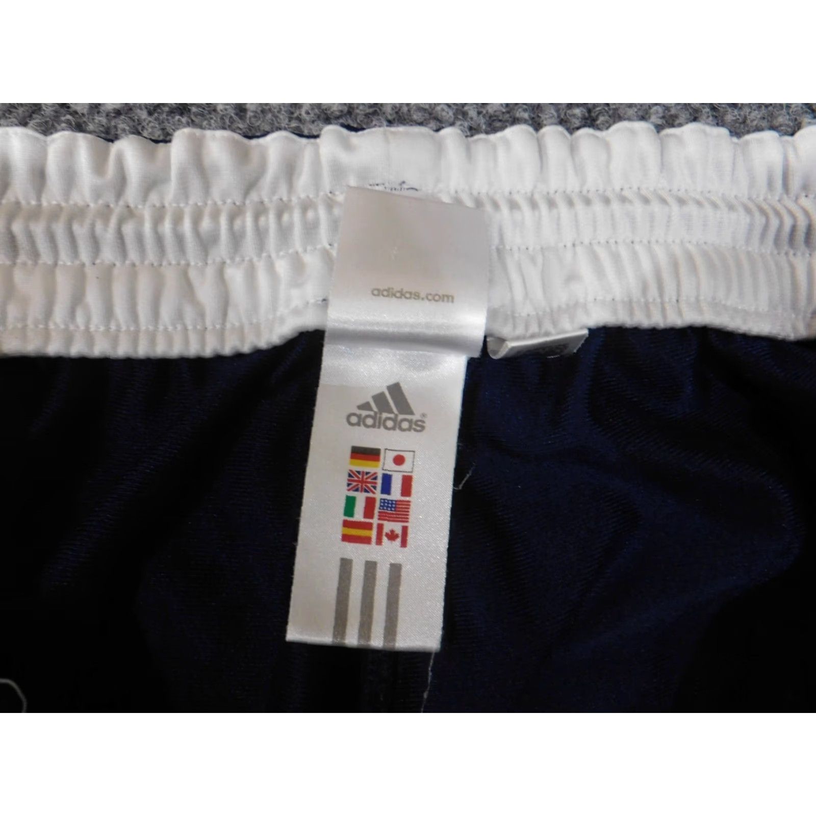 Adidas Adidas Track Pants Mens XL Blue Striped Performance Zip Vintage Y2K Stretch Regular Pants Mens XL Blue Striped Adidas Track Pants Size US 36 / EU 52 - 6 Thumbnail