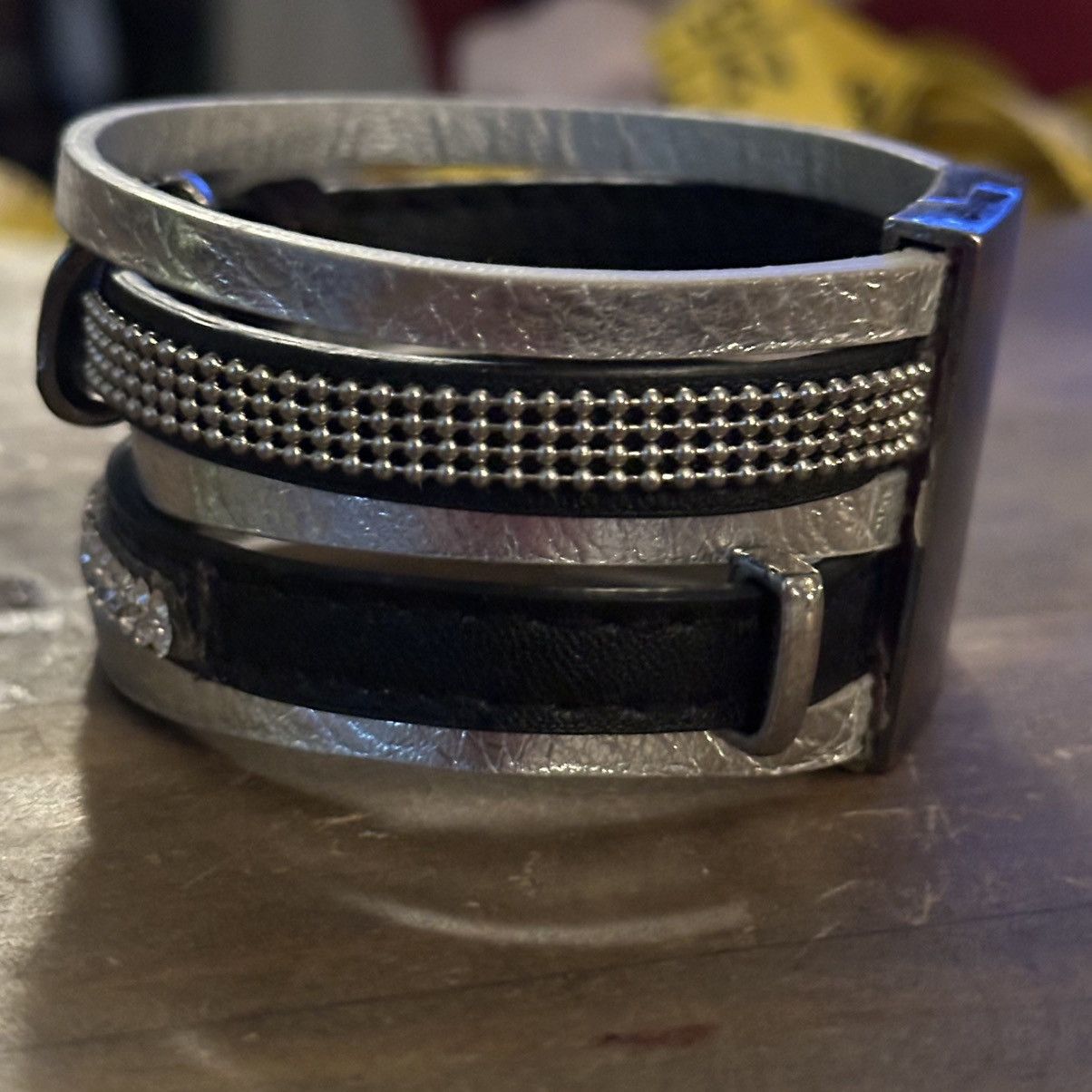Other Multi strand embellished leather bracelet Size ONE SIZE - 7 Thumbnail