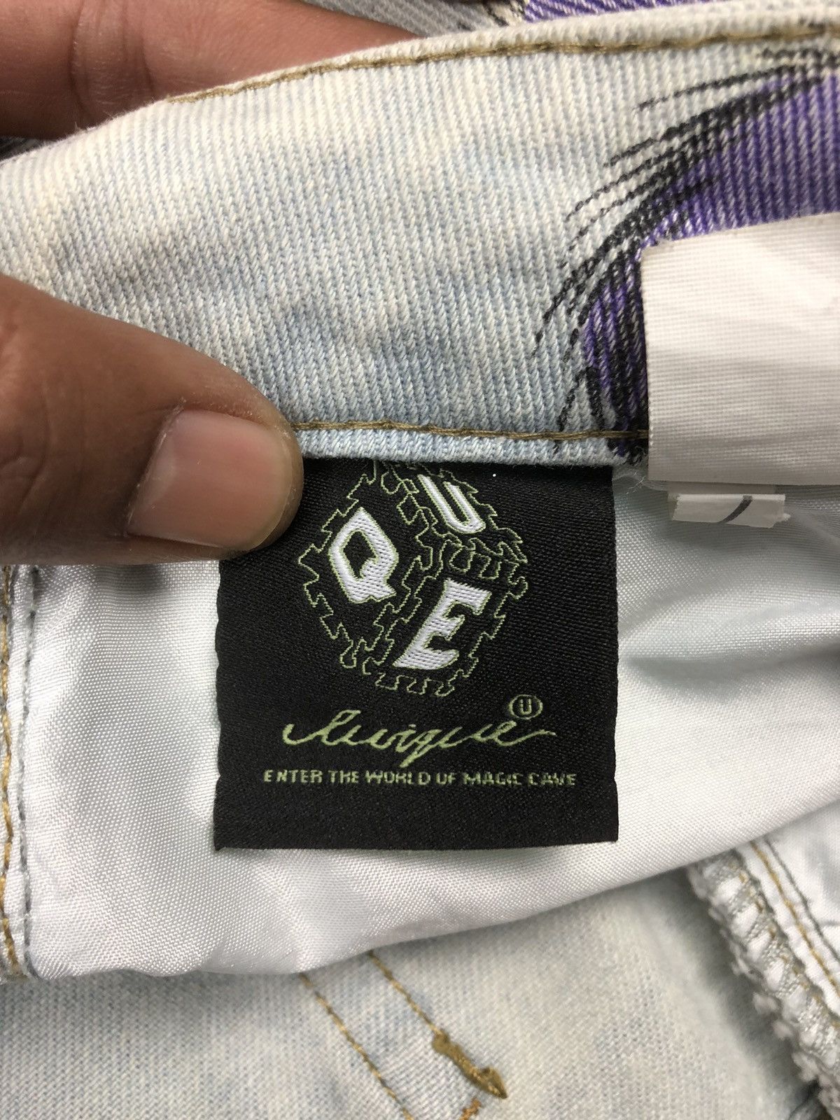 If Six Was Nine × Japanese Brand × Vintage Vintage Y2K Japanese Brands Fasion Style Baggy Jeans Size 29" - 18 Thumbnail