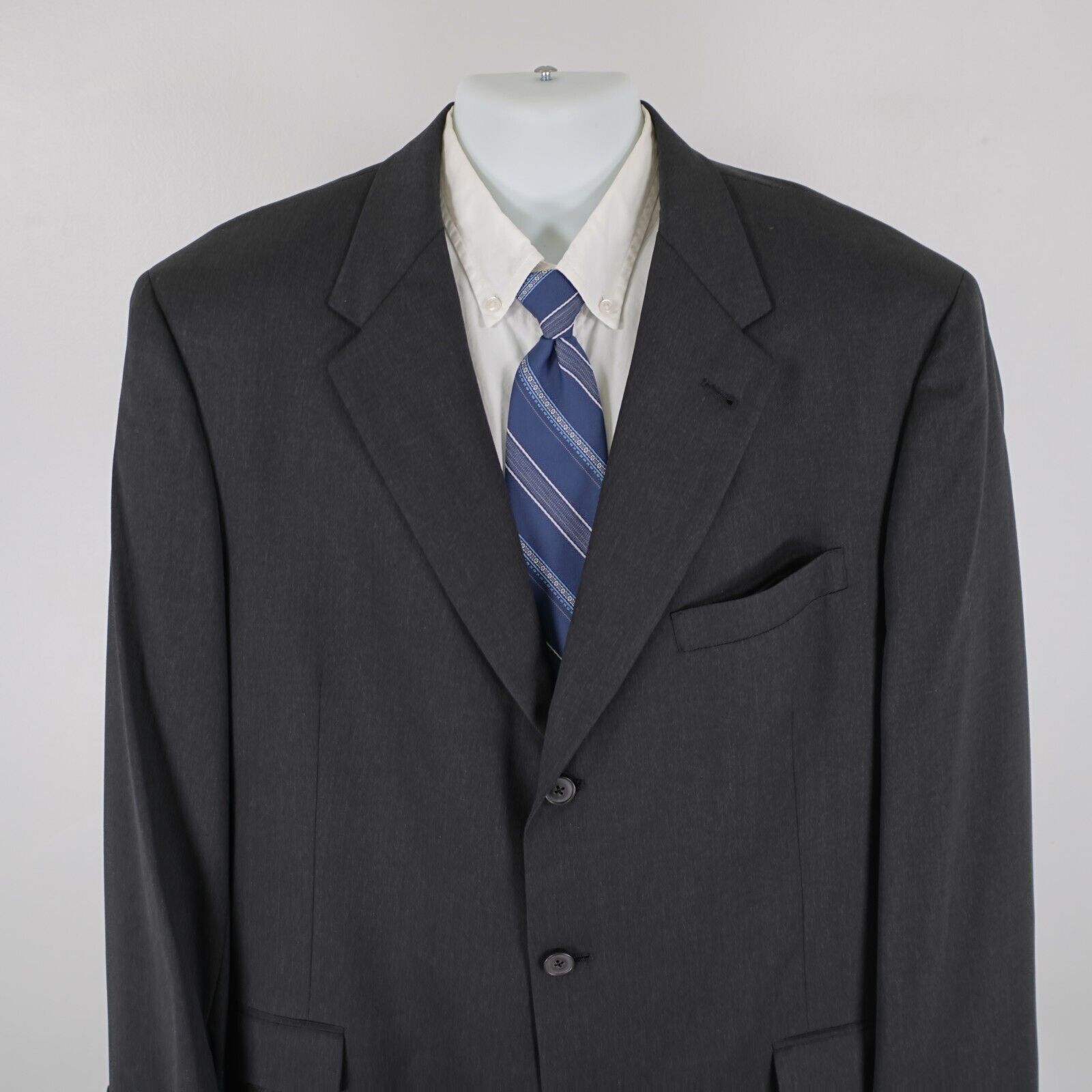 Austin Reed Austin Reed Wool Gray 3 Button Suit Jacket / Blazer 46L Size 46L - 1 Thumbnail