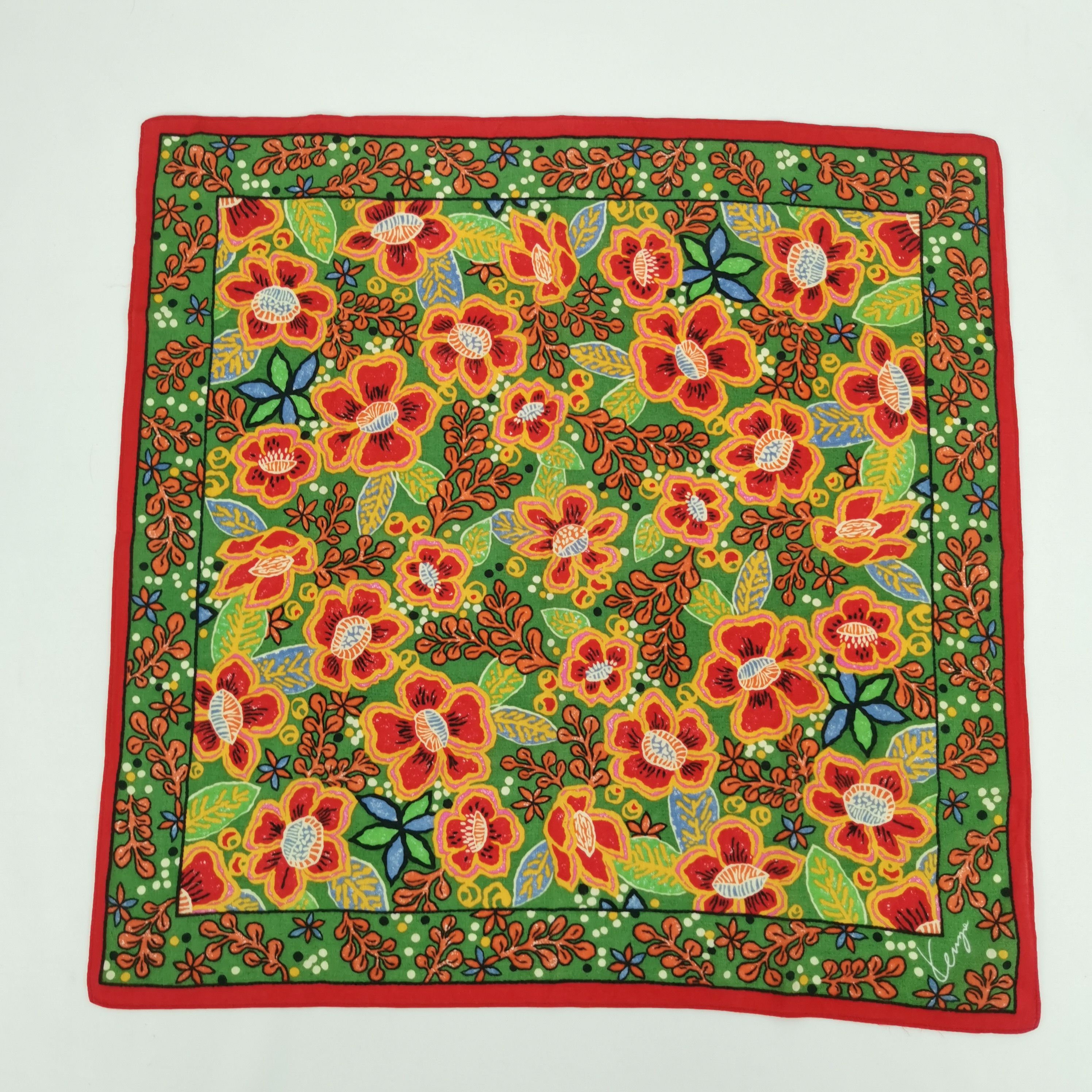 Kenzo Vintage Kenzo Handkerchief Neckerchief Bandana Size ONE SIZE - 2 Thumbnail