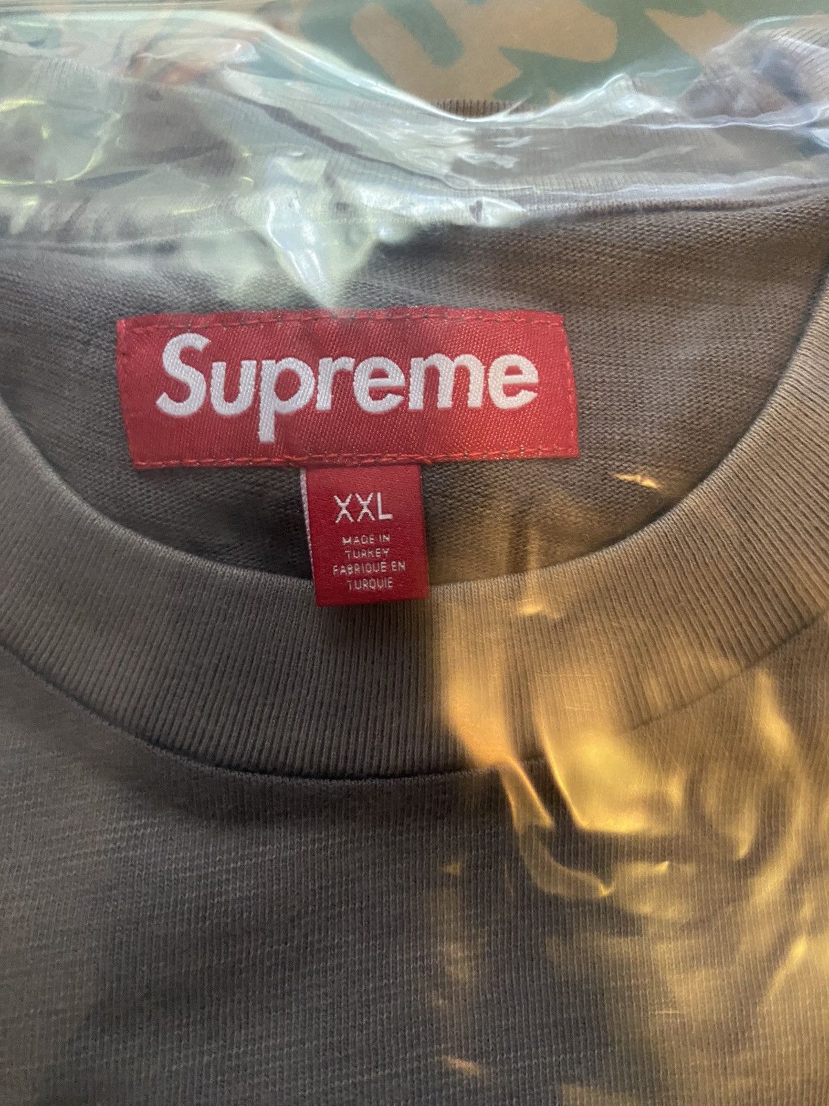 Supreme Supreme Old English S/S Top Dark Grey 2XL Size US XXL / EU 58 / 5 - 4 Thumbnail