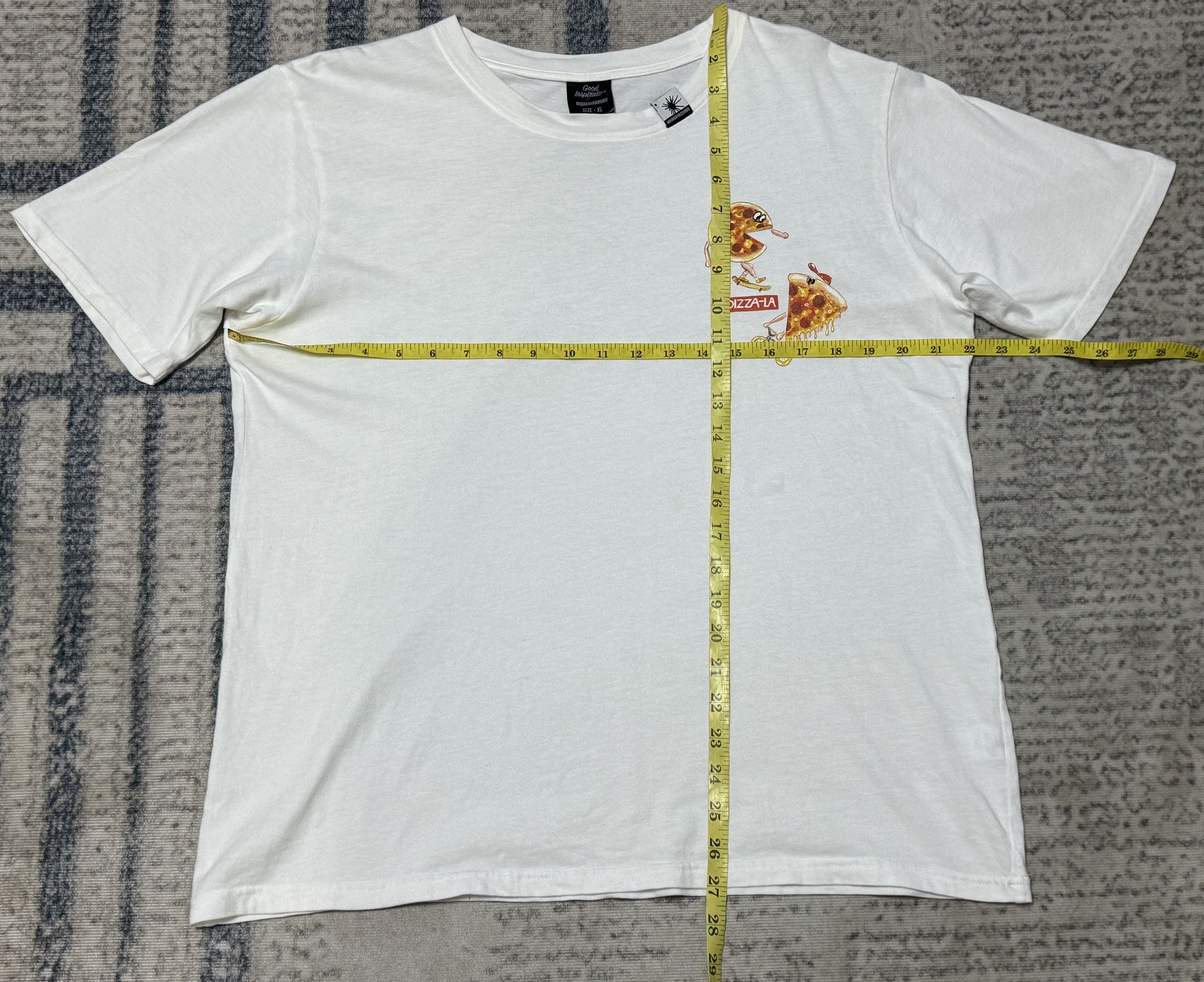 Maison MIHARA YASUHIRO MIHARAYASUHIRO Good Inspiration Pizza-La T-Shirt Size US XL / EU 56 / 4 - 4 Thumbnail