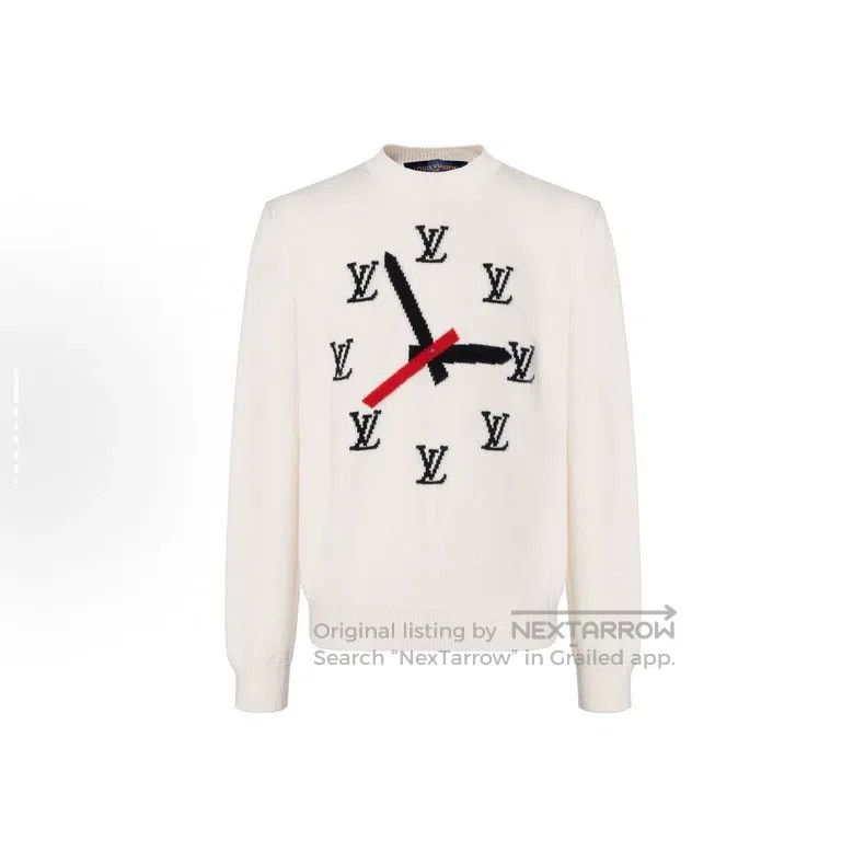 Louis Vuitton Louis Vuitton Clock crewneck pullover wool sweater Size US XL / EU 56 / 4 - 6 Thumbnail