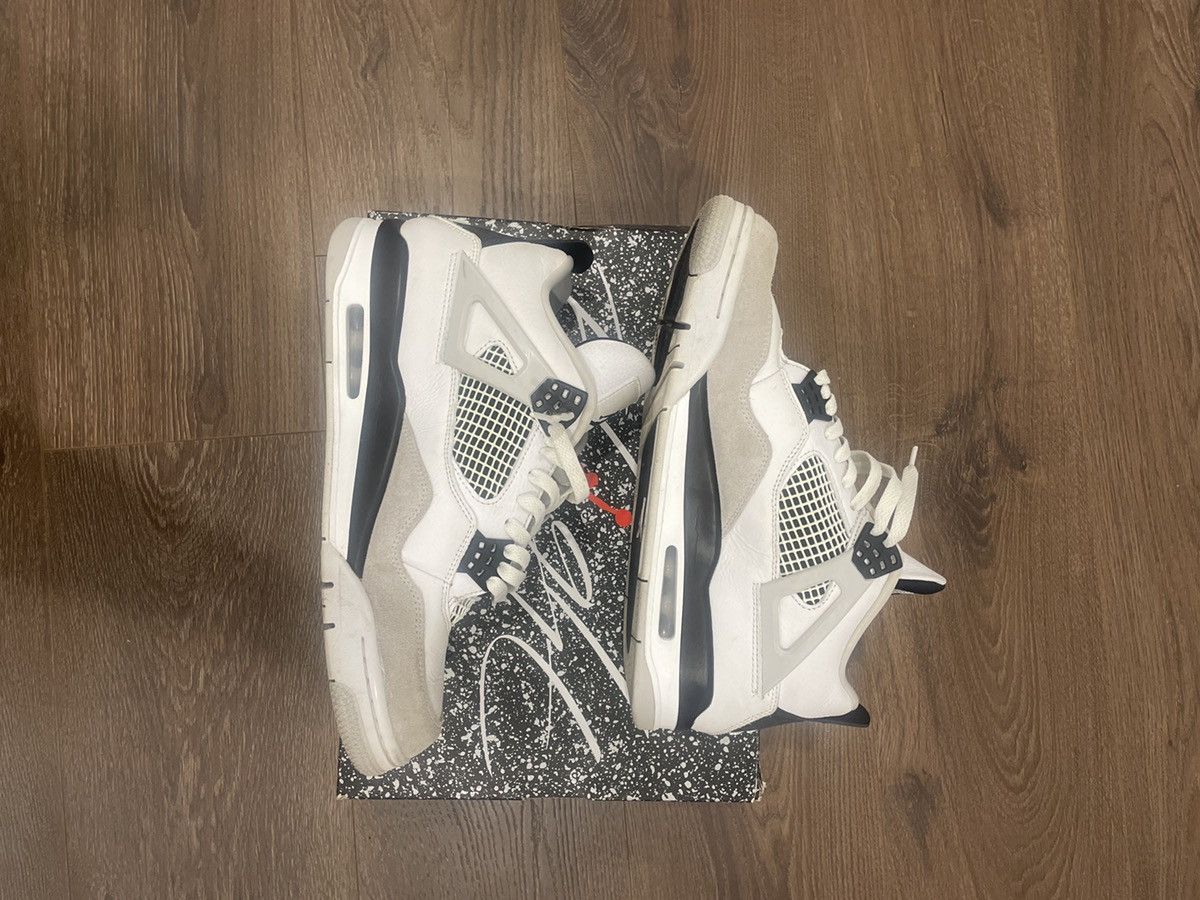 Nike Air Jordan 4’s Military Black Size 10 - Gently Used Size US 10 / EU 43 - 2 Thumbnail