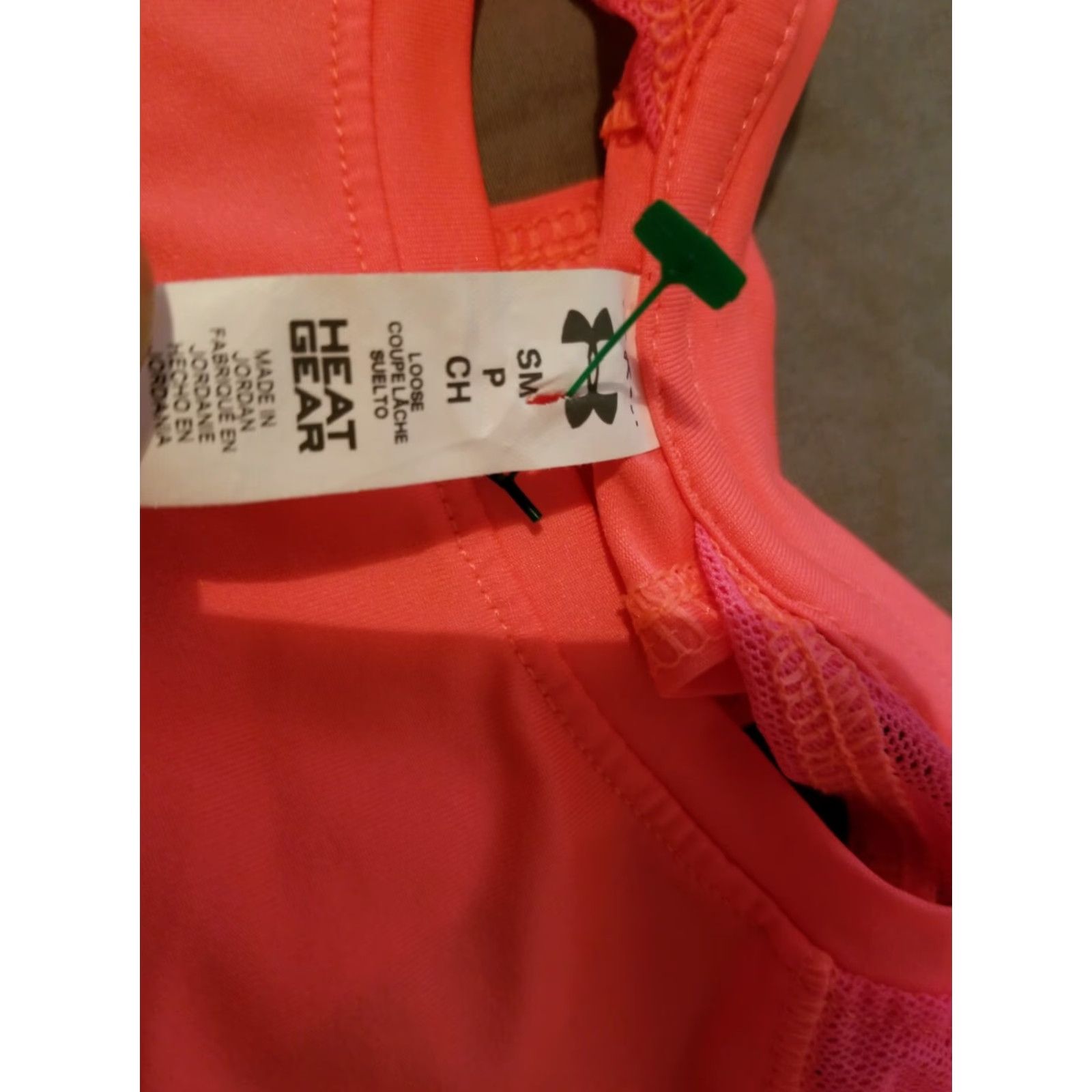 Under Armour Womens Under Armour Shirt S Small Orange Athletic Gym Workout Long Sleeve Size S / US 4 / IT 40 - 3 Thumbnail