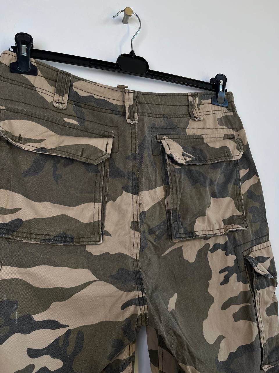 Other Vintage Military Cargo Camo Army Shorts Size US 32 / EU 48 - 6 Thumbnail