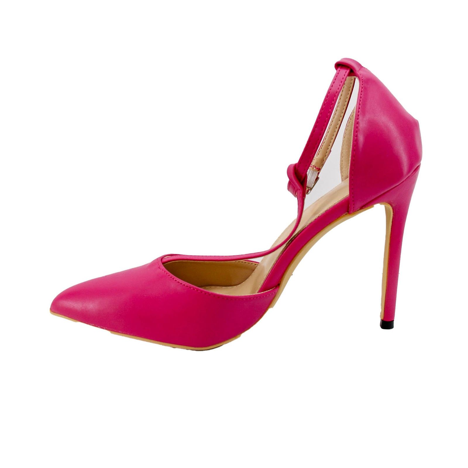 Shein NEW Shein Women Pink Ankle Strap Point Toe Heel US9.5 Euro40 Size US 9.5 / IT 39.5 - 3 Thumbnail