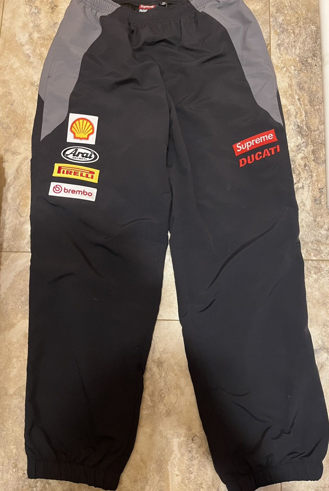 Ducati × Supreme Supreme x Ducati Trackpants Black size S Size US 30 / EU 46 - 1 Thumbnail