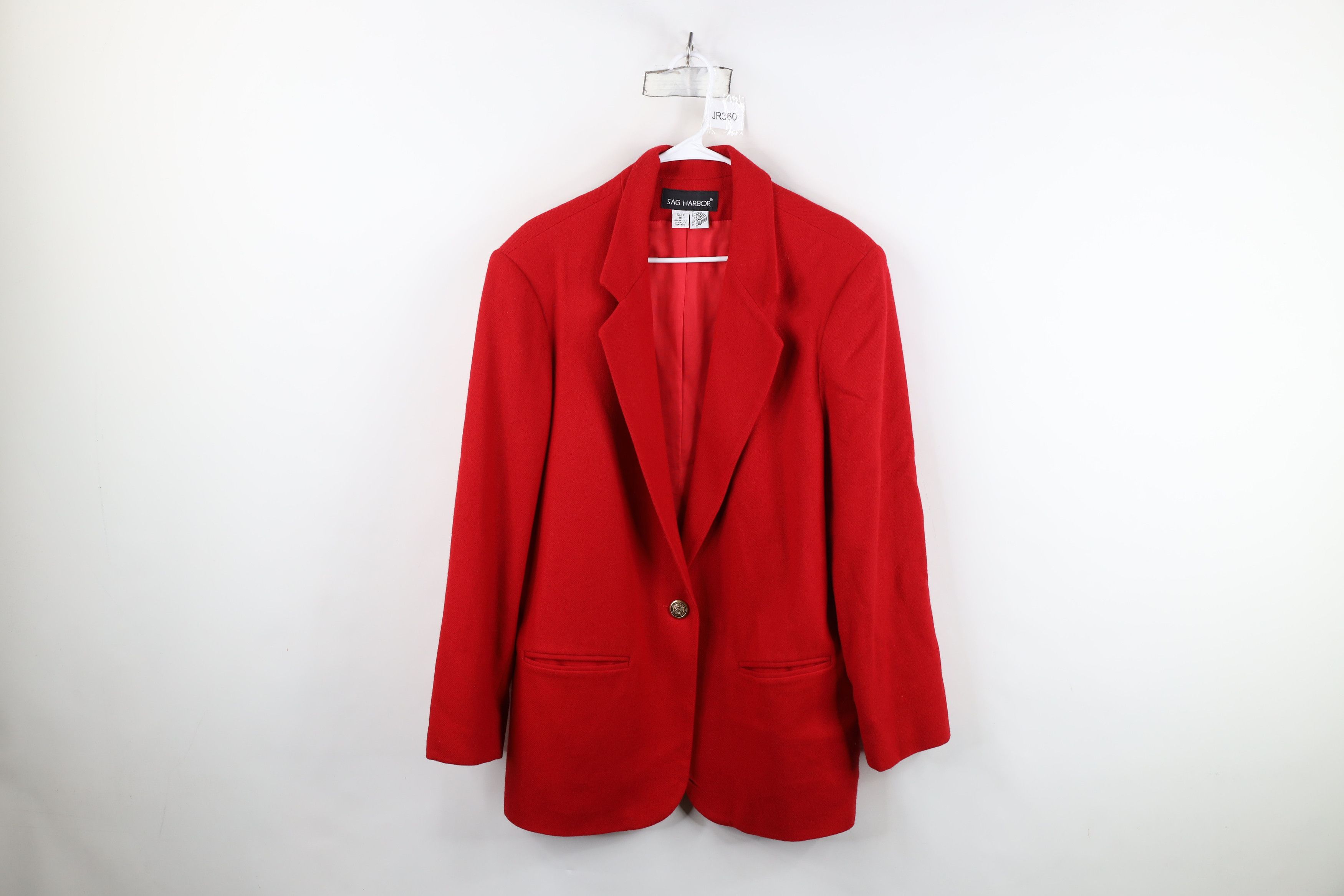 Vintage Vintage 90s Streetwear Button Blazer Suit Coat Jacket Red Size XXL / US 16-18 / IT 52-54 - 1 Thumbnail