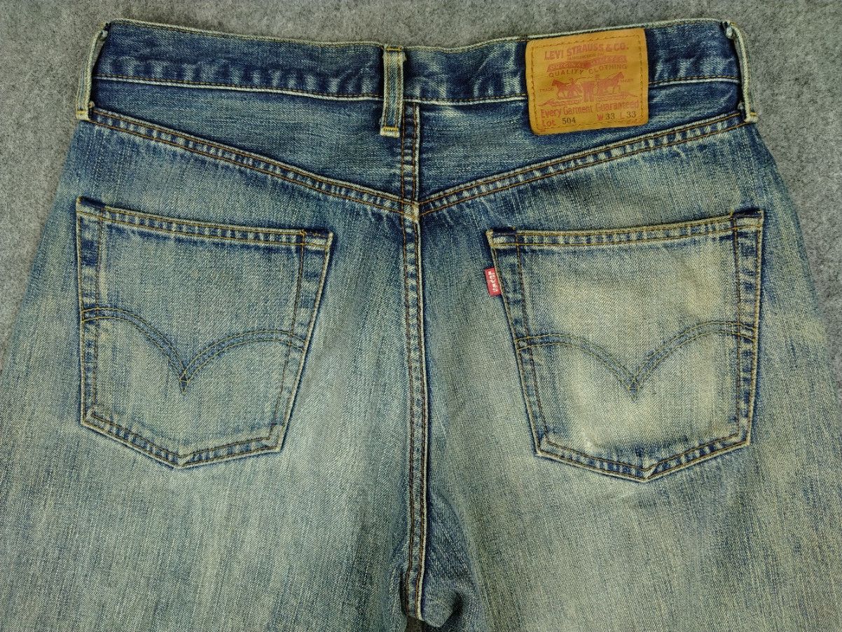 Levi's Faded Blue Vintage Levi's 504 Jeans 33x30.5 Denim -JN862 Size US 33 - 4 Thumbnail