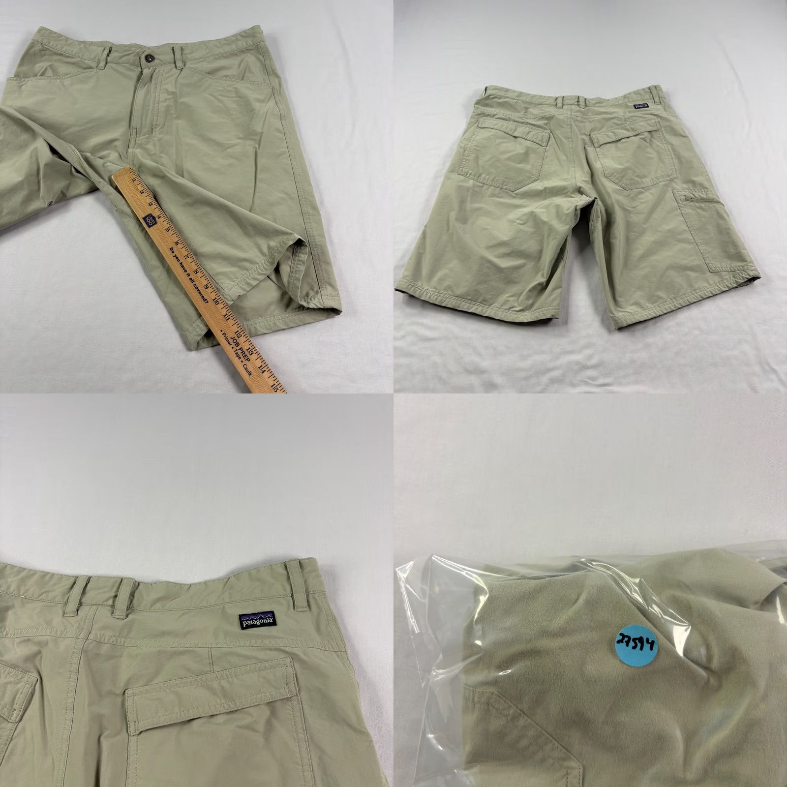 Patagonia Patagonia Shorts Mens 35 Beige Rock Craft Cargo Outdoor Hiking Trail Stretch Shorts Mens Beige Rock Craft Cargo Outdoor Hiking Trail Stretch Size US 35 - 8 Thumbnail