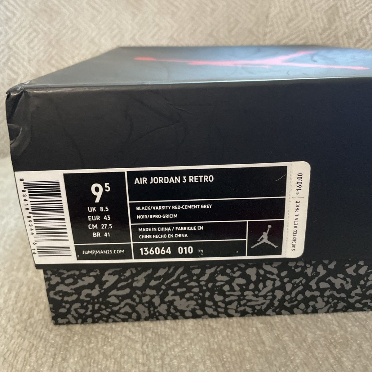 Jordan Brand Nike Jordan Air 3 Size US 9.5 / EU 42-43 - 1 Thumbnail
