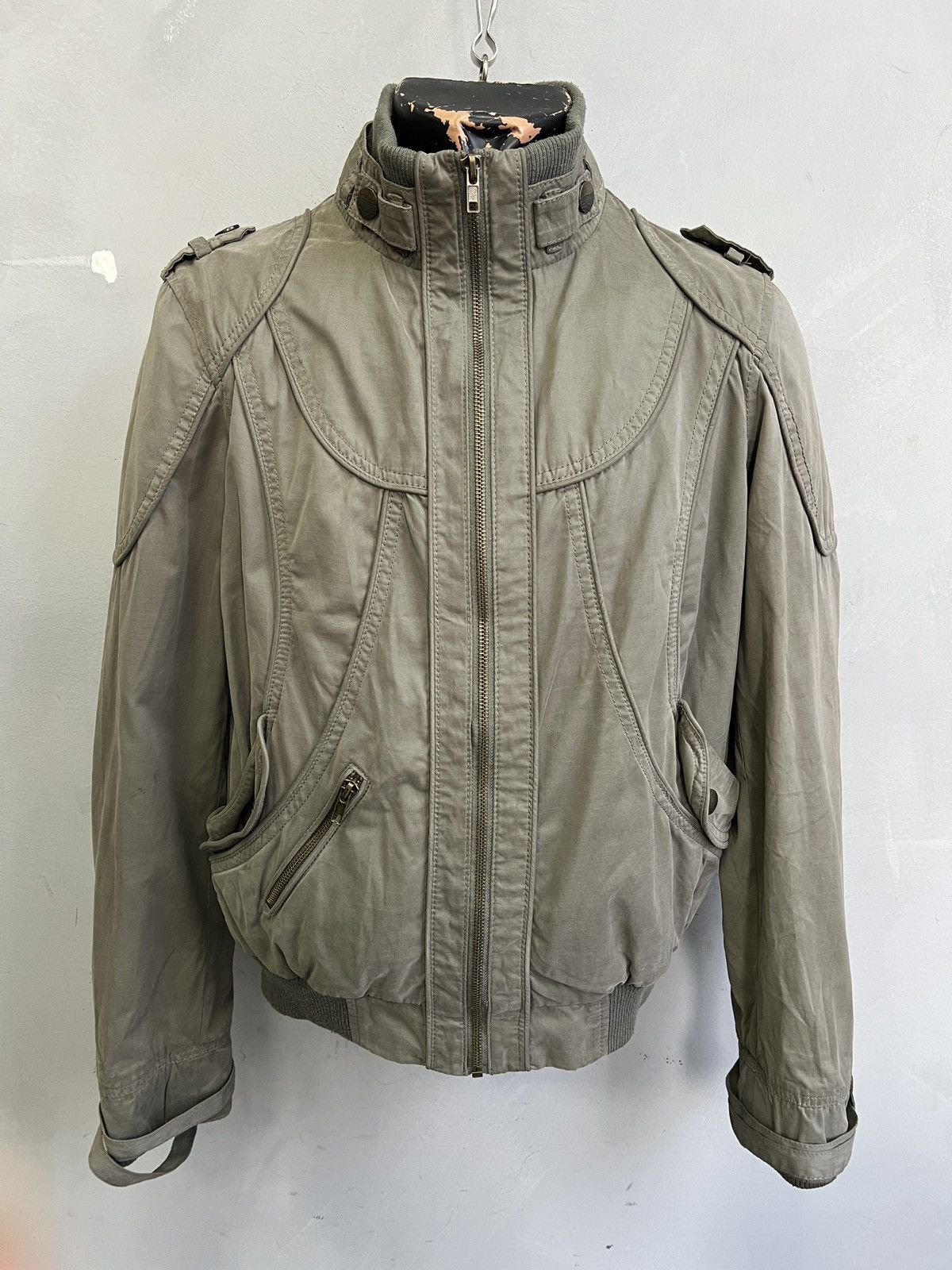14th Addiction Y2k avant garde cropped bomber jacket dolce gabbana style Size US M / EU 48-50 / 2 - 1 Thumbnail